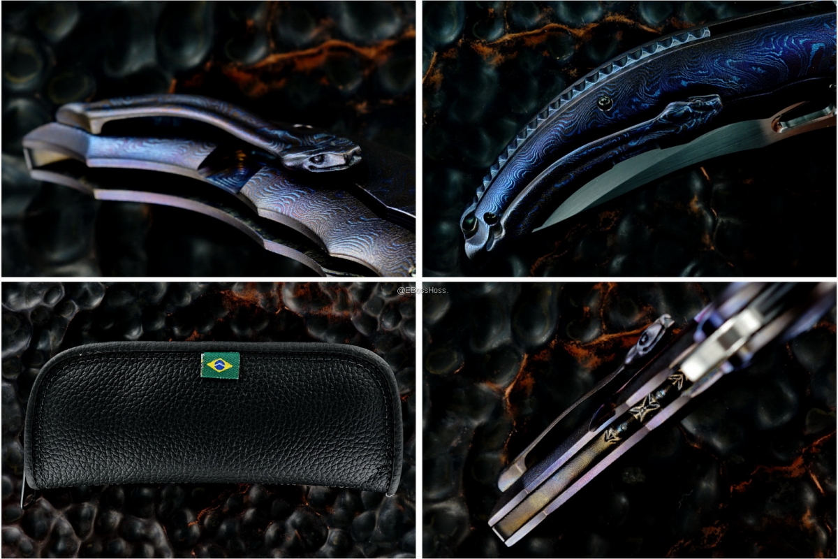 Rick Lala (Korth Cutlery) Custom Deluxe Reptile Flipper