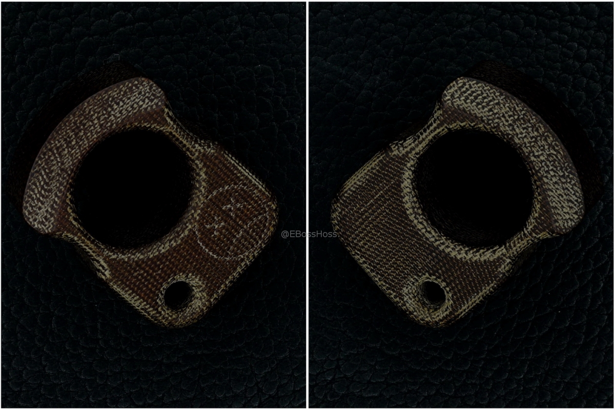 Andy Frankart Thick Brown Micarta Baldy SFK