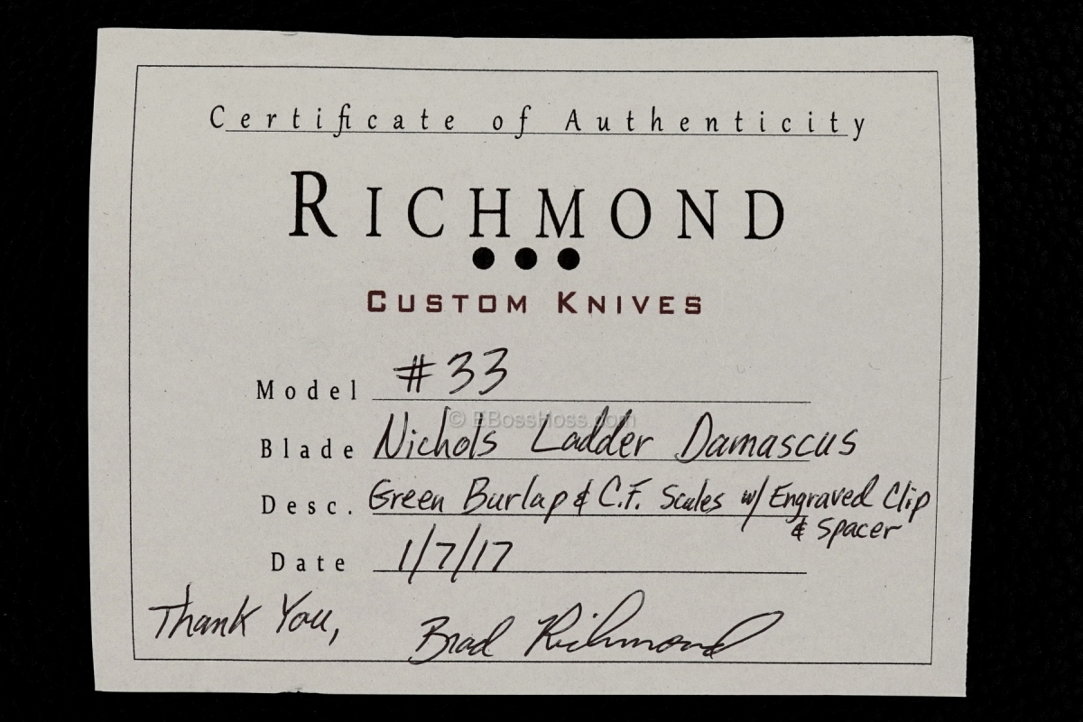 Brad Richmond Custom Deluxe No 33 Flipper