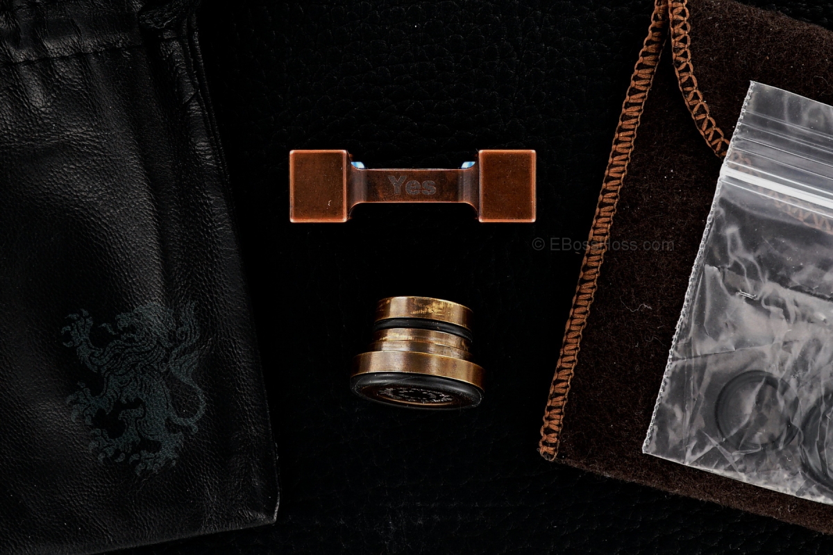 Steel Flame Tellurium Copper Ring Spin with Plug