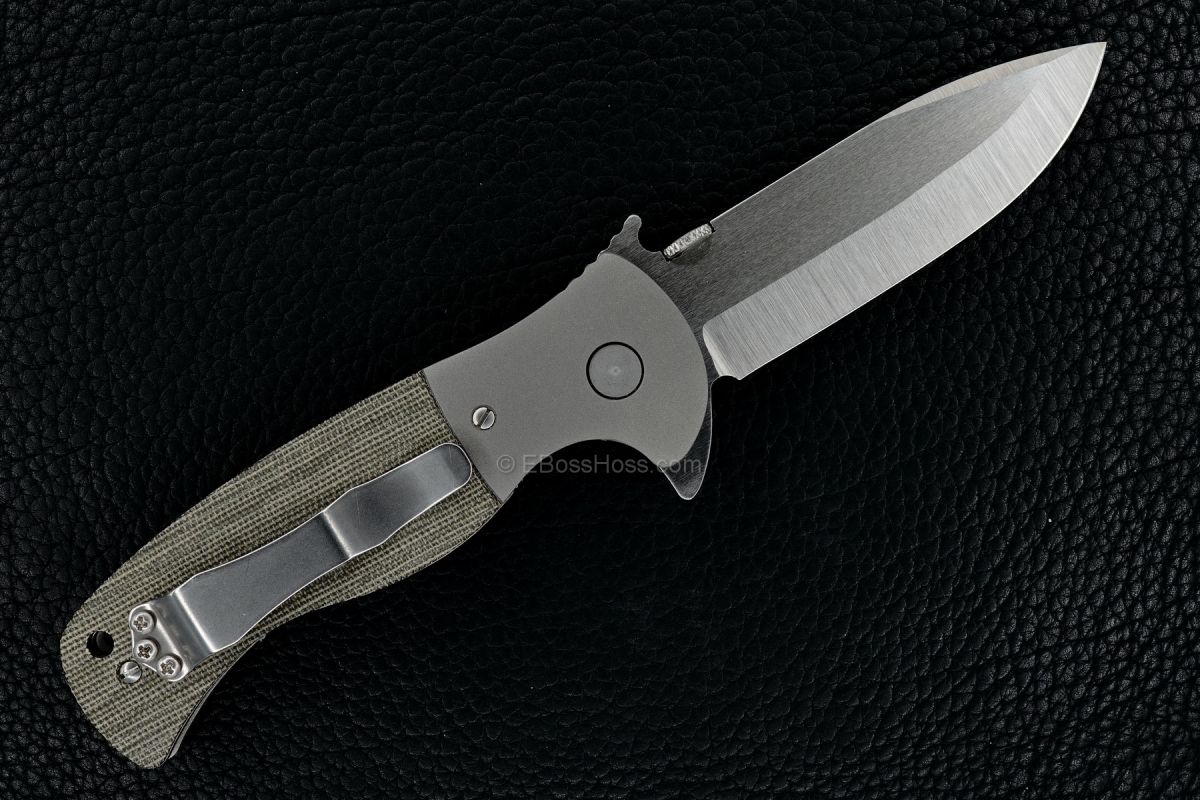 Ernie Emerson Custom Bolstered Sheepdog Spearpoint FLIPPER