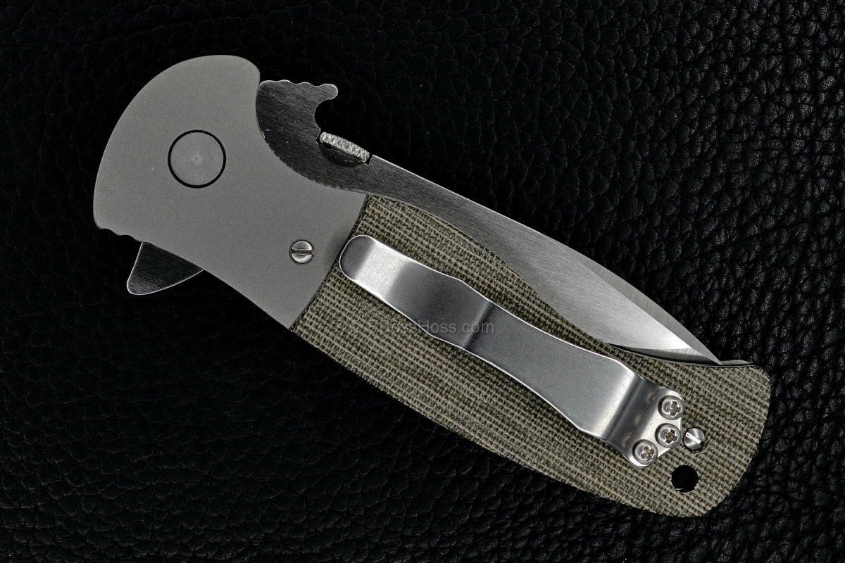Ernie Emerson Custom Bolstered Sheepdog Spearpoint FLIPPER