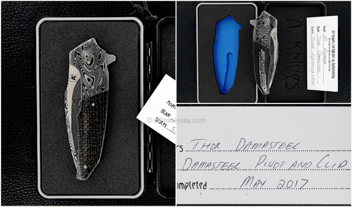 A2 Knives (Andre Thorburn & Andre van Heerden) & Tashi Bharucha Custom A6 Premium Flipper Collaboration