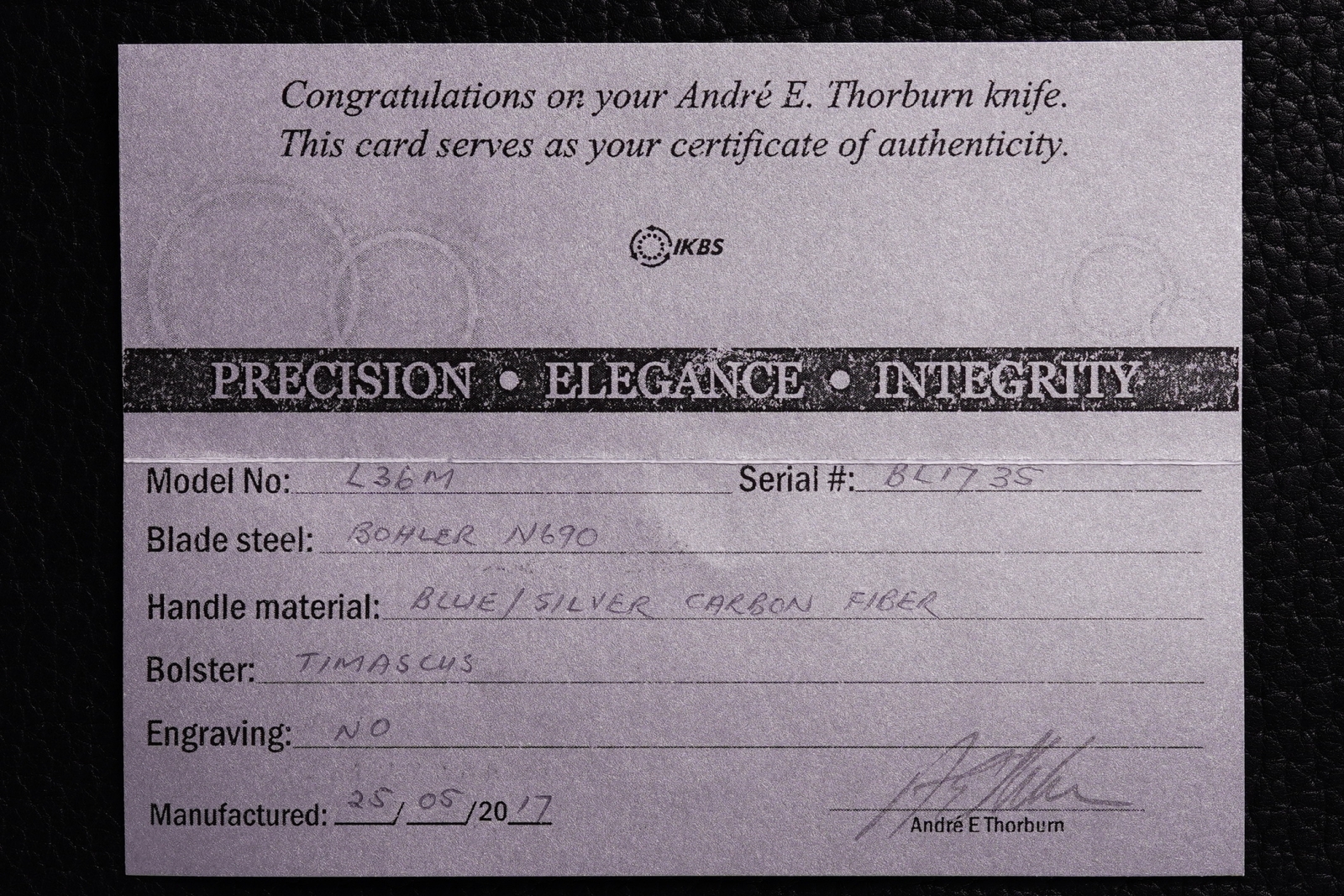 Andre Thorburn Custom Deluxe L36 Medium Flipper