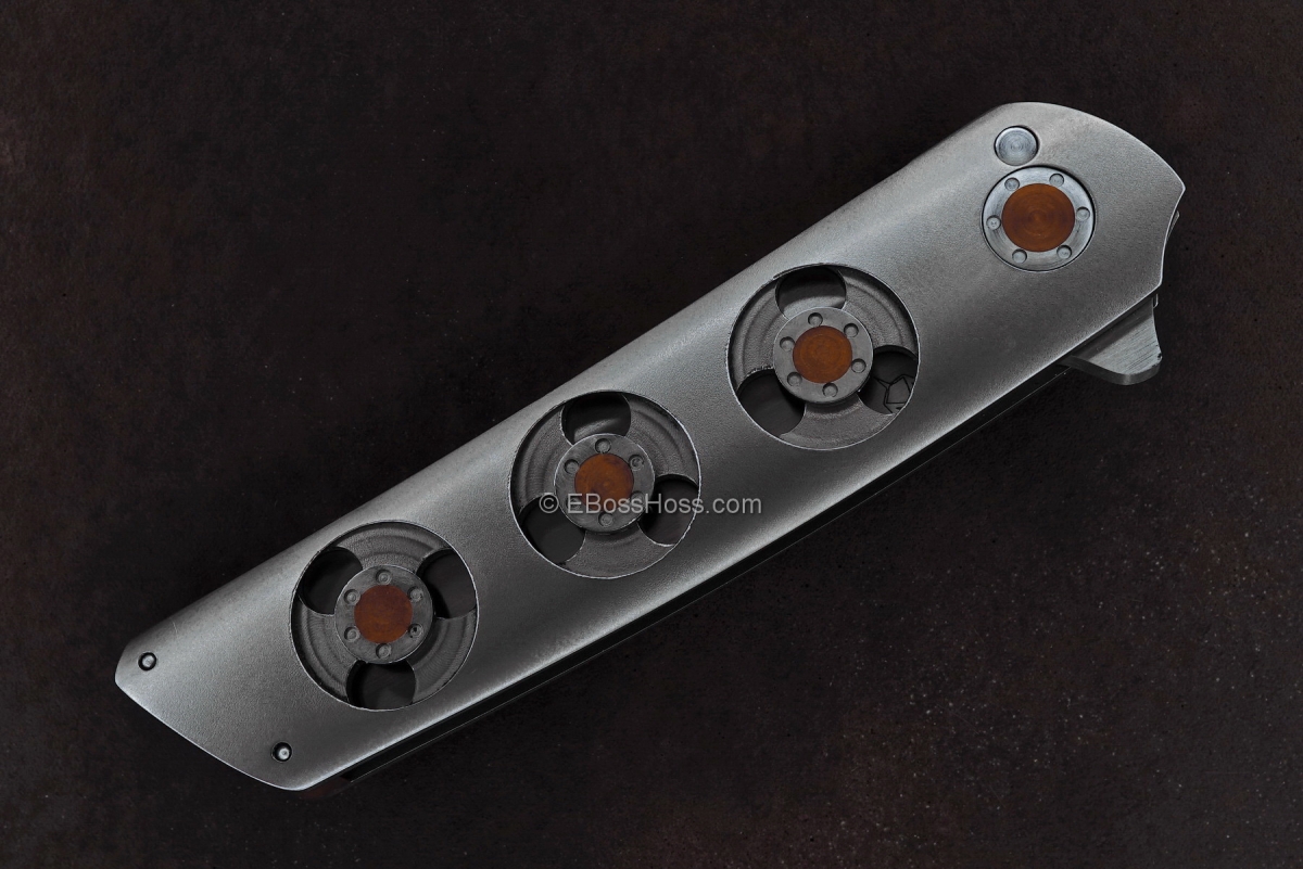 Sharknivco Knives Custom 1-Off RYU Flipper by Edison Barajas