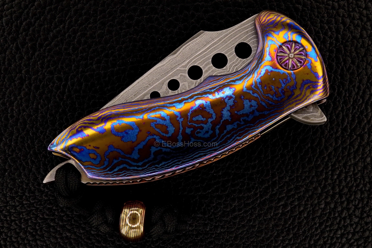 Alistair Bastian Knives Custom Deluxe Hornet Flipper & Bastian Bead
