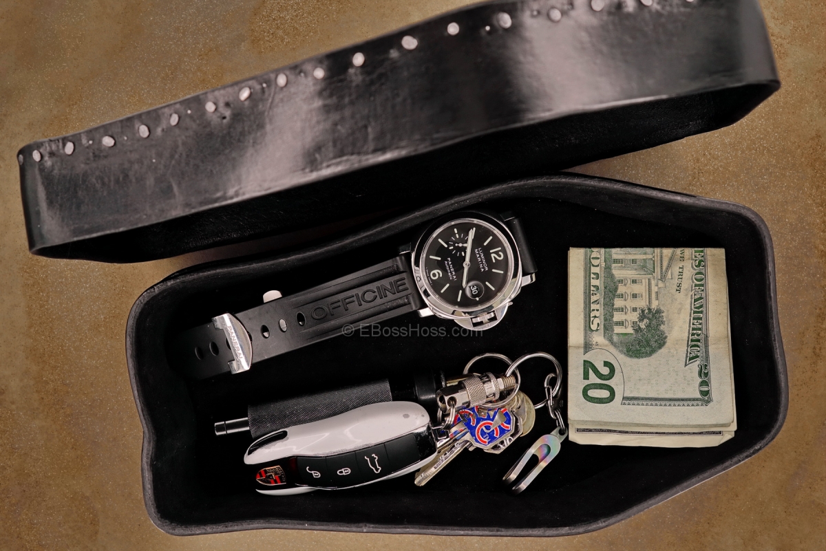 Custom Leather Valet by Starlingear's Greg Everett, Leathersmith