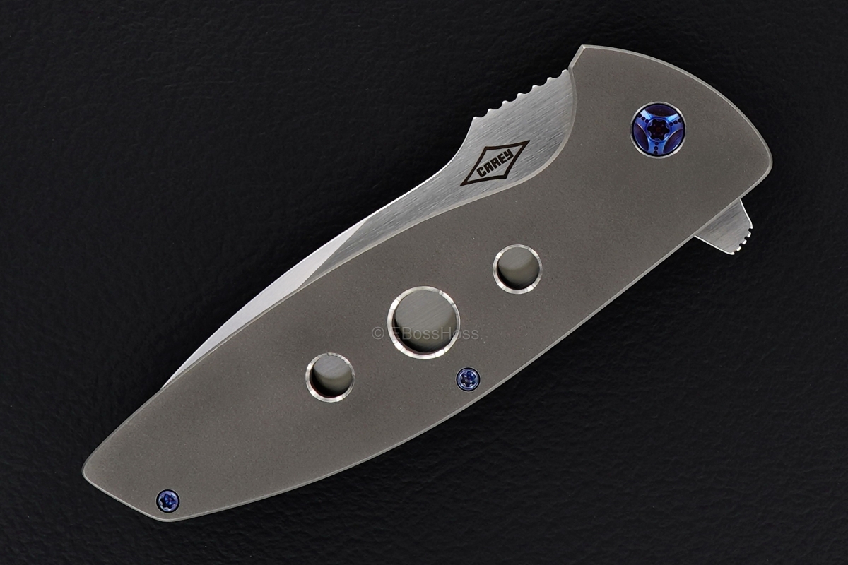 Peter Carey Custom Cayman Tanto Flipper