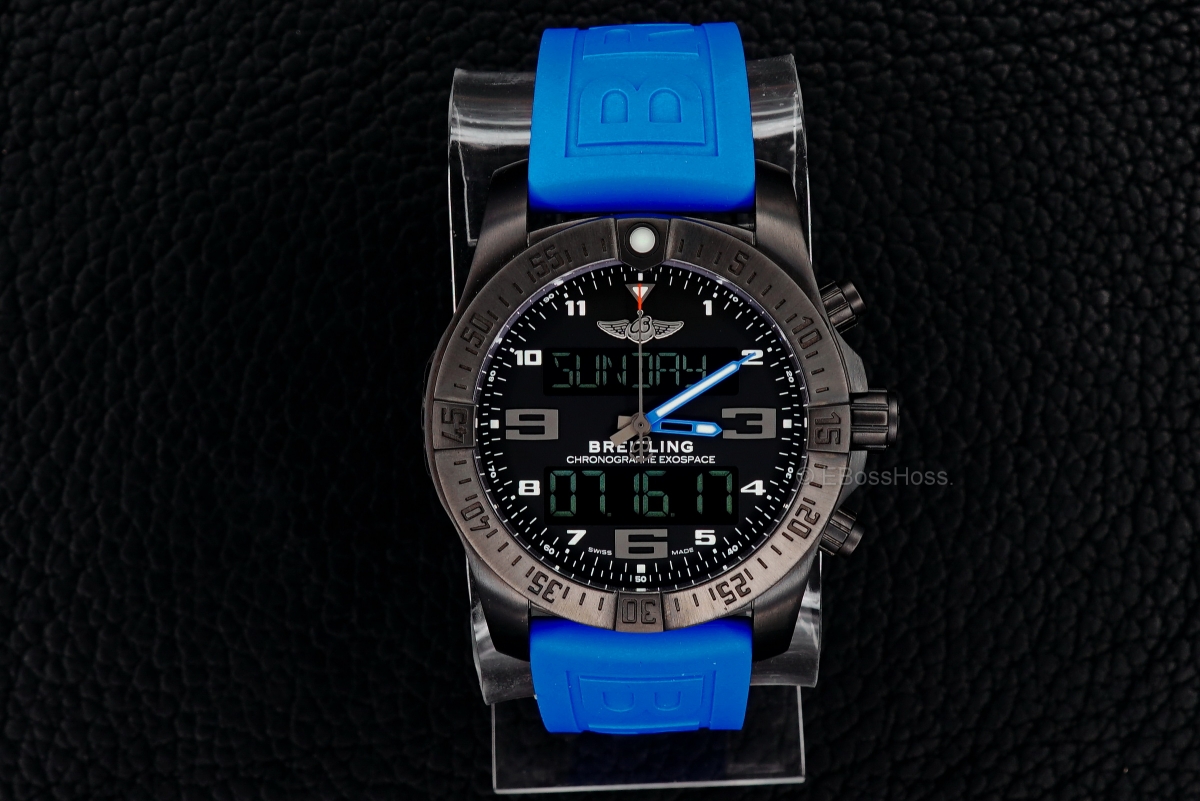 Breitling Exospace B55 Connected with addl. New OEM Strap