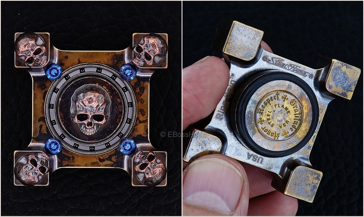 Steel Flame 3-D Copper Mini Warrior Ring Spin KillBoX - 3-D Slug