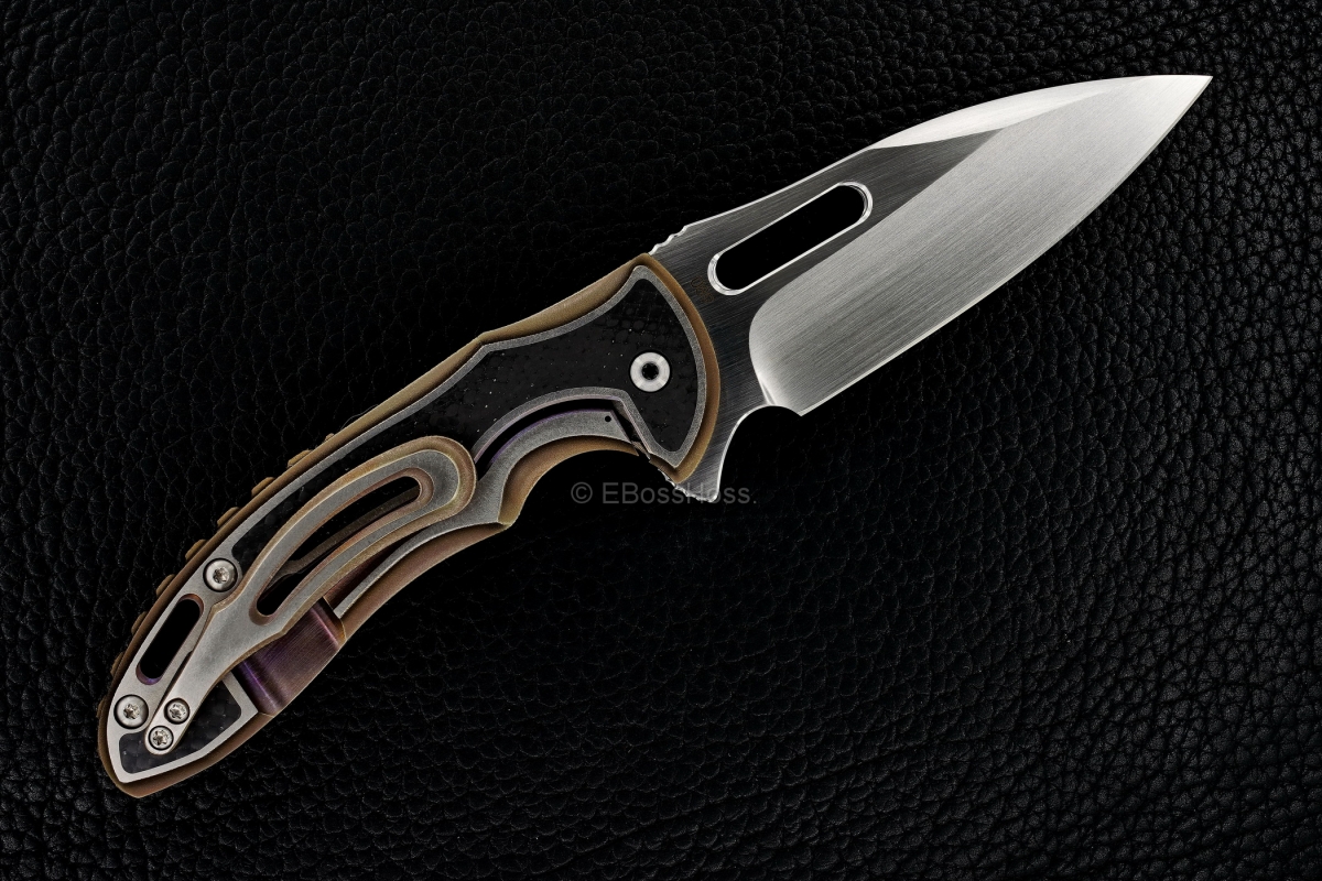 Rick Lala (Korth) Custom Carved Sentry Flipper - Carved by Rudy Lala