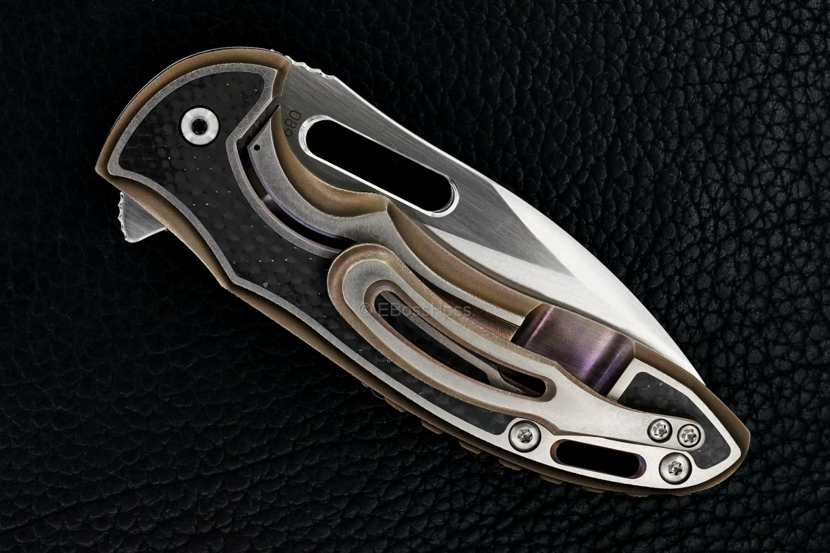 Rick Lala (Korth) Custom Carved Sentry Flipper - Carved by Rudy Lala