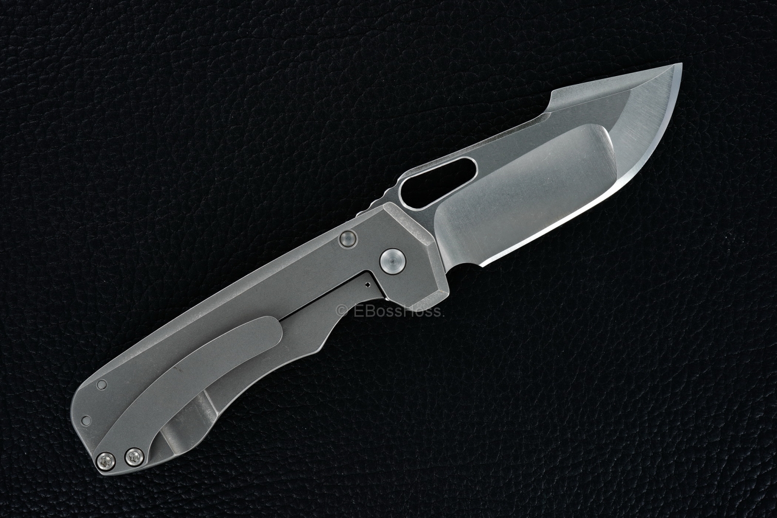 JB Stout Custom Blood and Thunder Framelock Folder