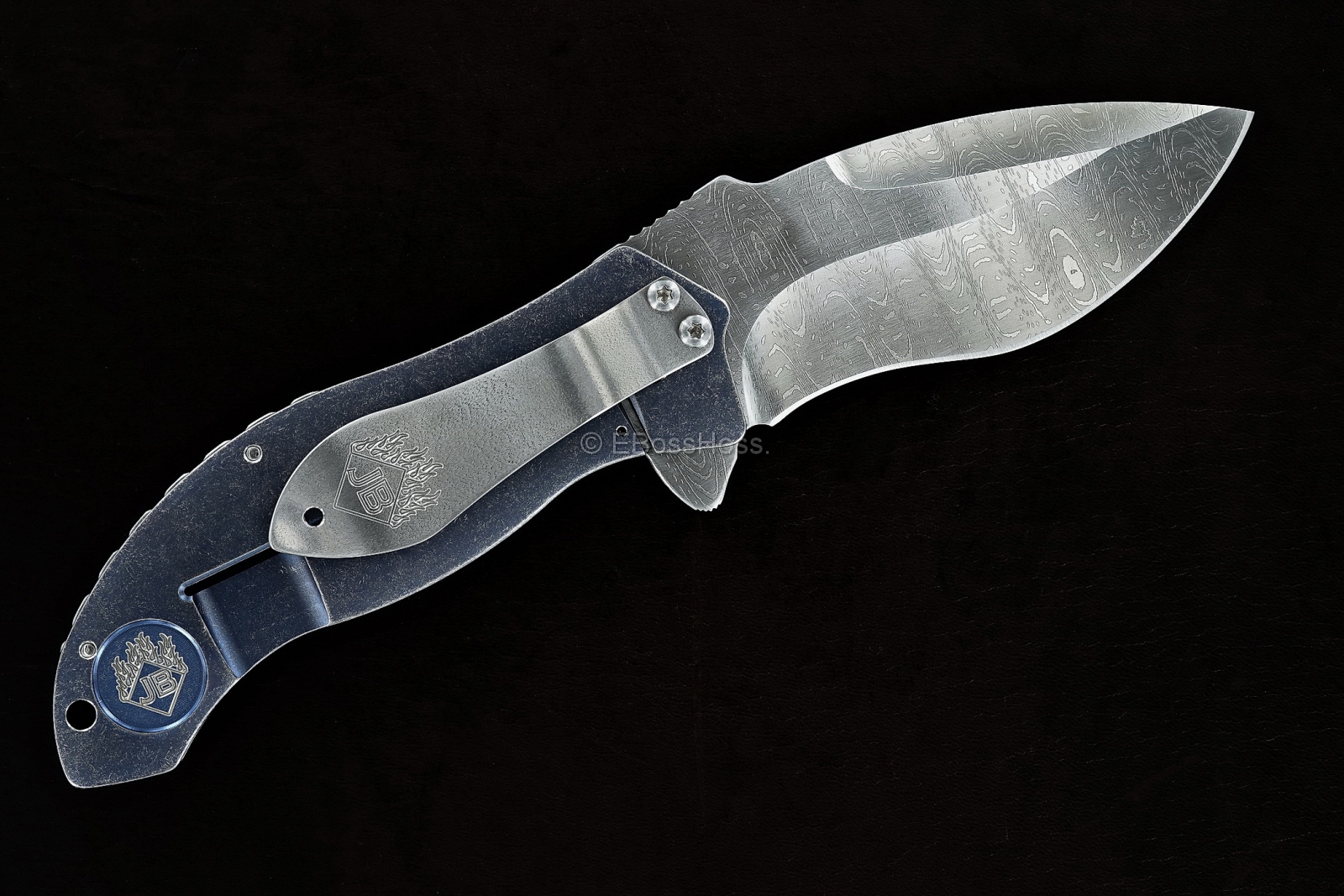 Jim Burke Custom Deluxe Mini-Resurrection Framelock