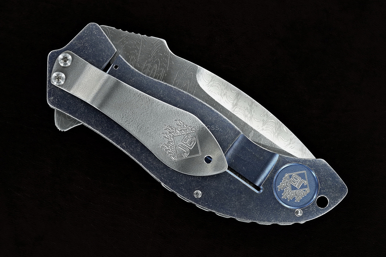 Jim Burke Custom Deluxe Mini-Resurrection Framelock