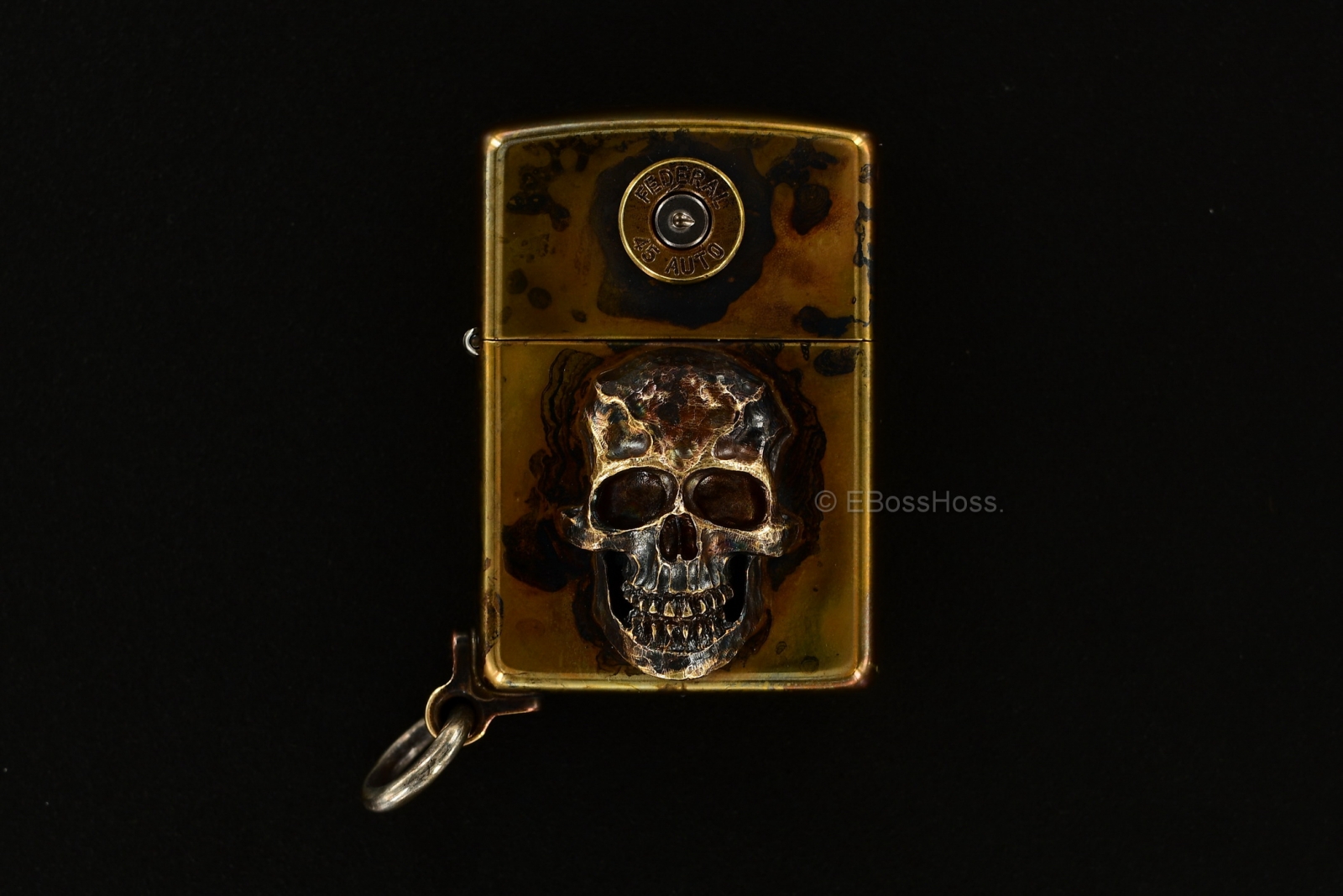 Steel Flame Custom Darkness Zippo Lighter