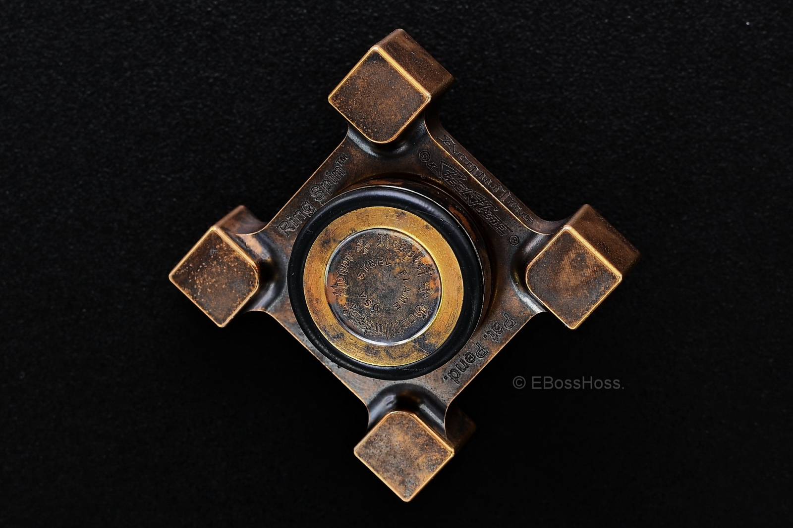 Steel Flame Ring Spin KillboX with 3D Large Darkness Slug