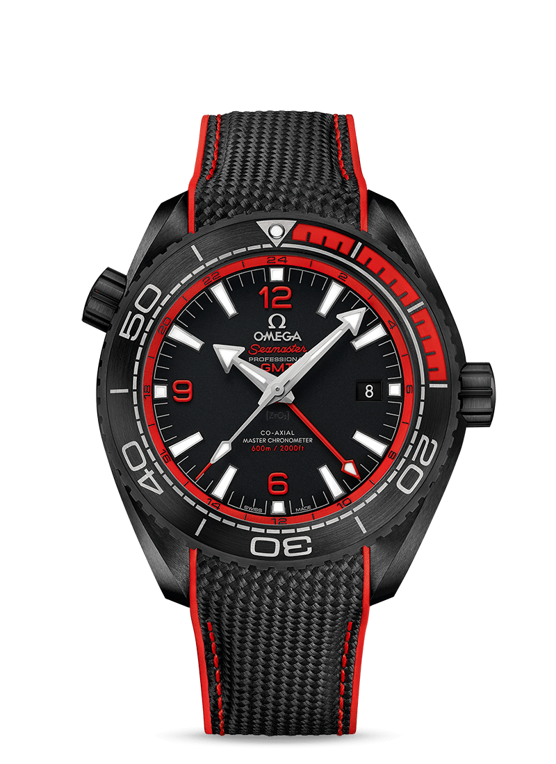 Omega Seamaster Planet Ocean Deep Black GMT
