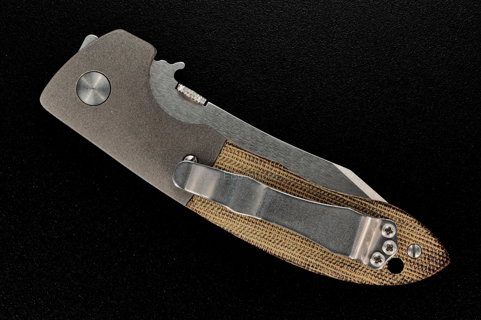 Ernie Emerson Custom Bolstered Mini CQC-8 (aka: Horseman)