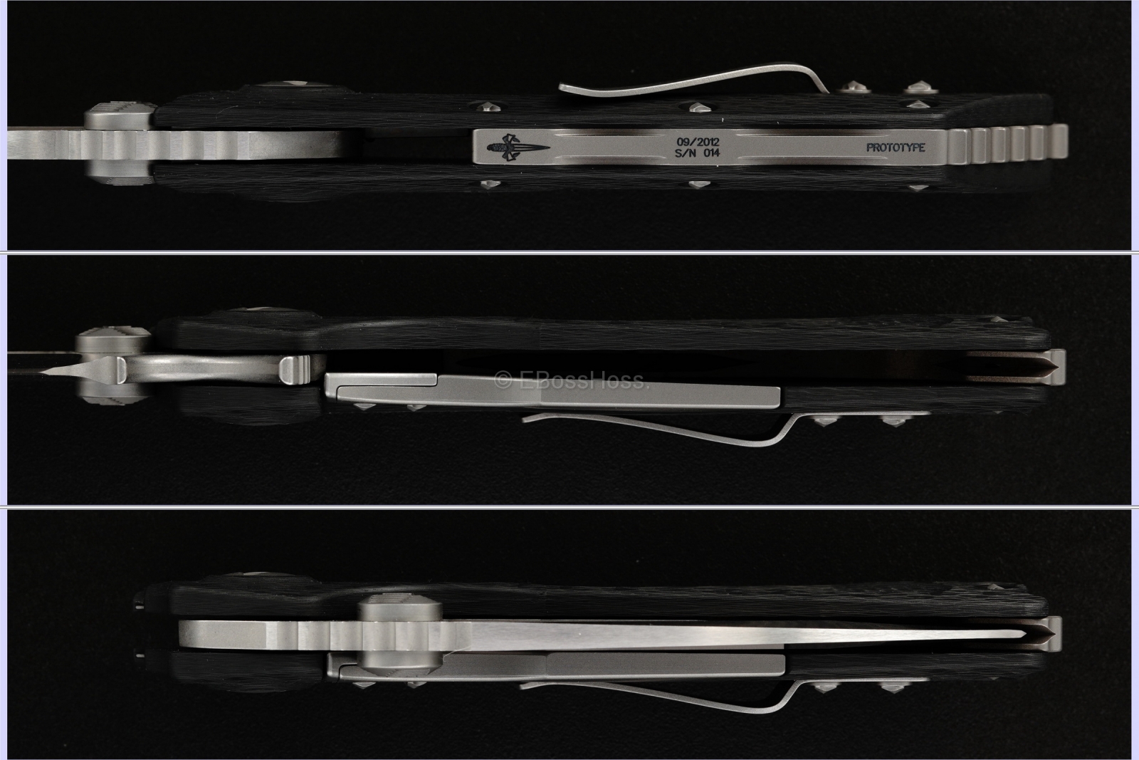 Tony Marfione - Mick Strider Collab. Custom DOC (SMF) Inset-Lock Flipper Prototype