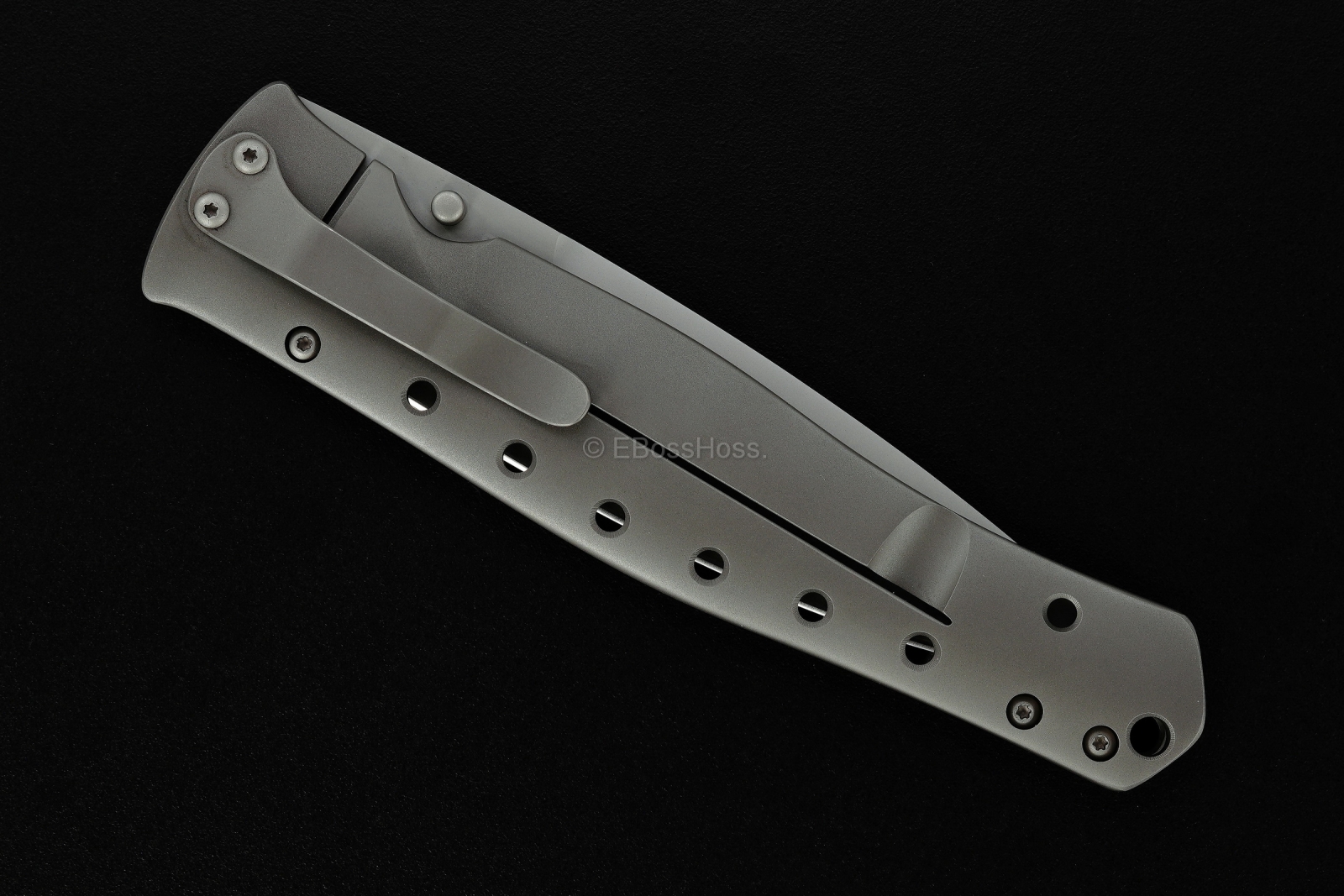 Tom Mayo Dr Death Framelock Folder with Mosaic Pins