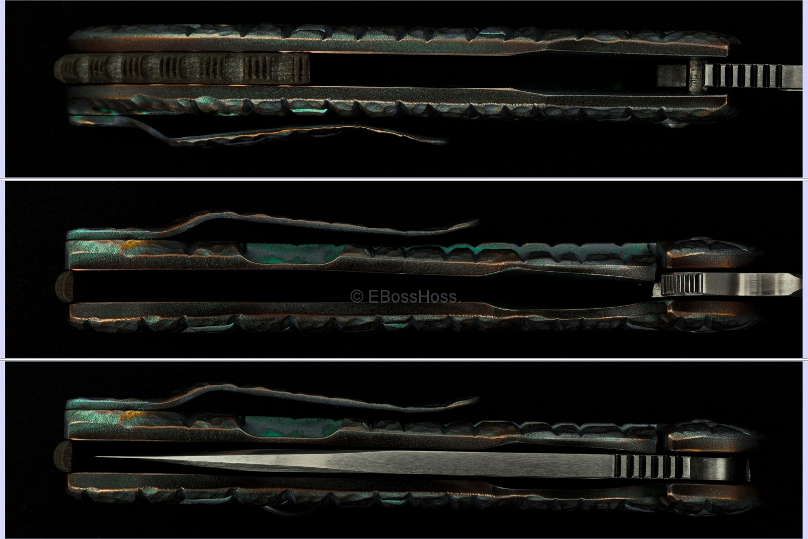 Korth Cutlery Sentry Flipper by Rick Lala, Carved by Rudy Lala