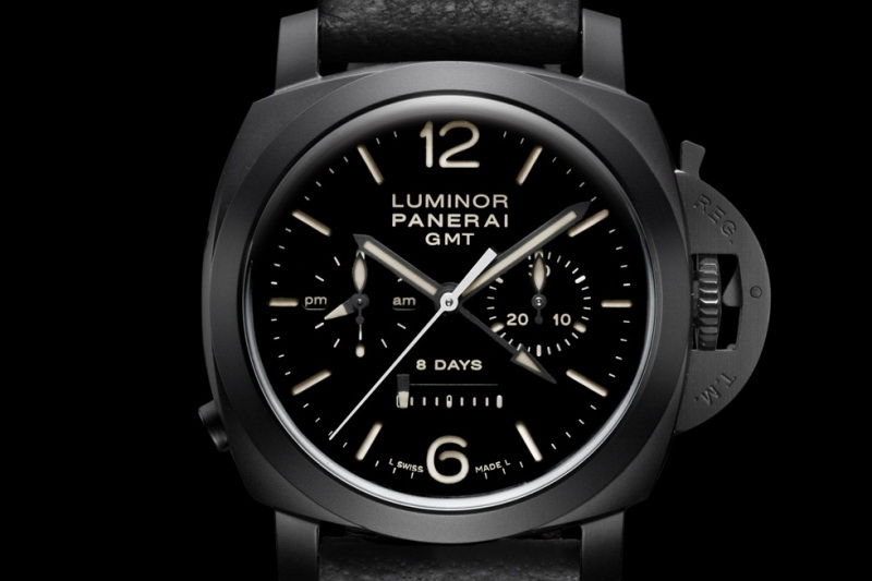 Panerai 317 (Officine Panerai) PAM00317 - Luminor 1950 Chrono Monopulsante 8 Days GMT Ceramica - 44mm