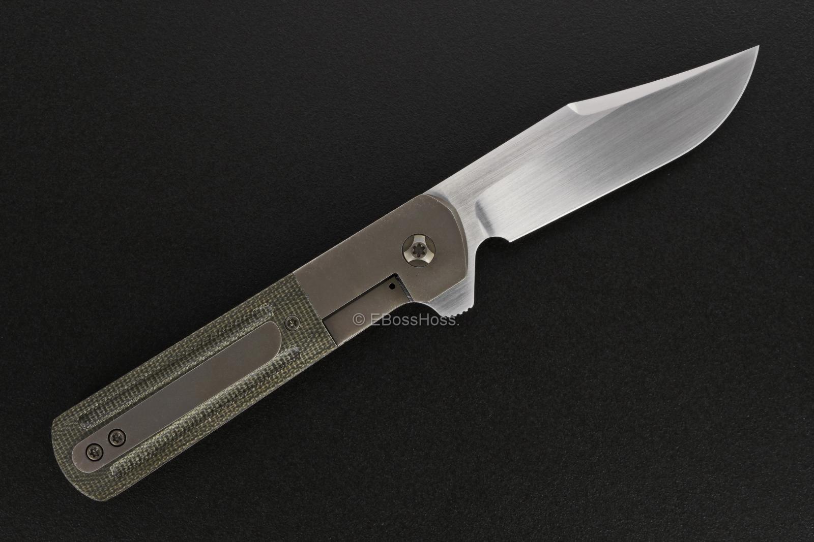 Enrique Peña - TADGear Custom Integral Bolsterlock Barlow Flipper