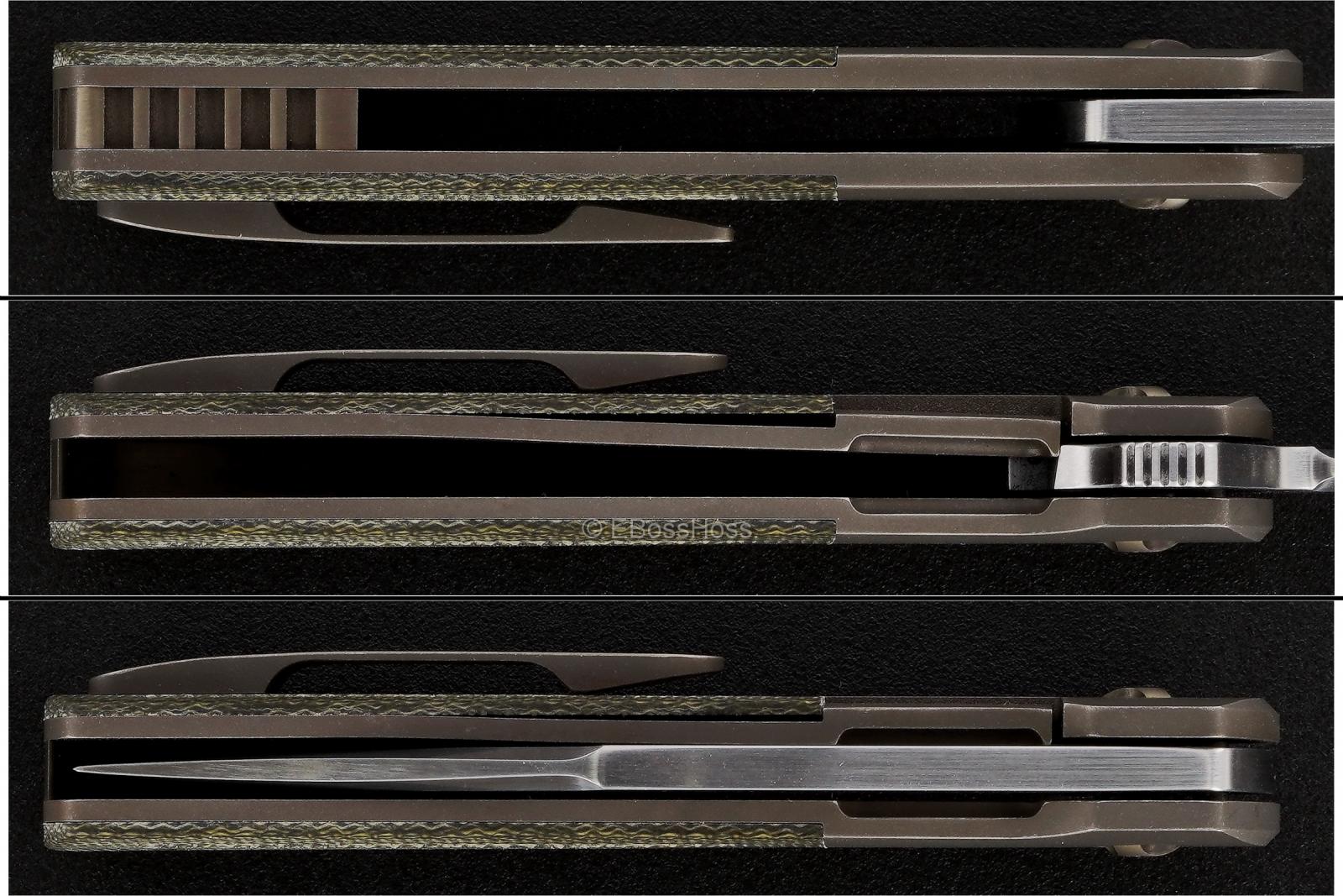 Enrique Peña - TADGear Custom Integral Bolsterlock Barlow Flipper