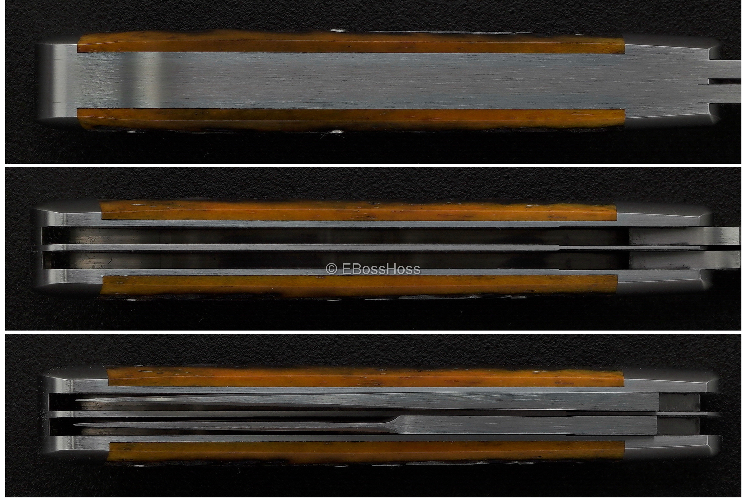 Reese Bose Custom Wharncliffe-Trapper Slip Joint