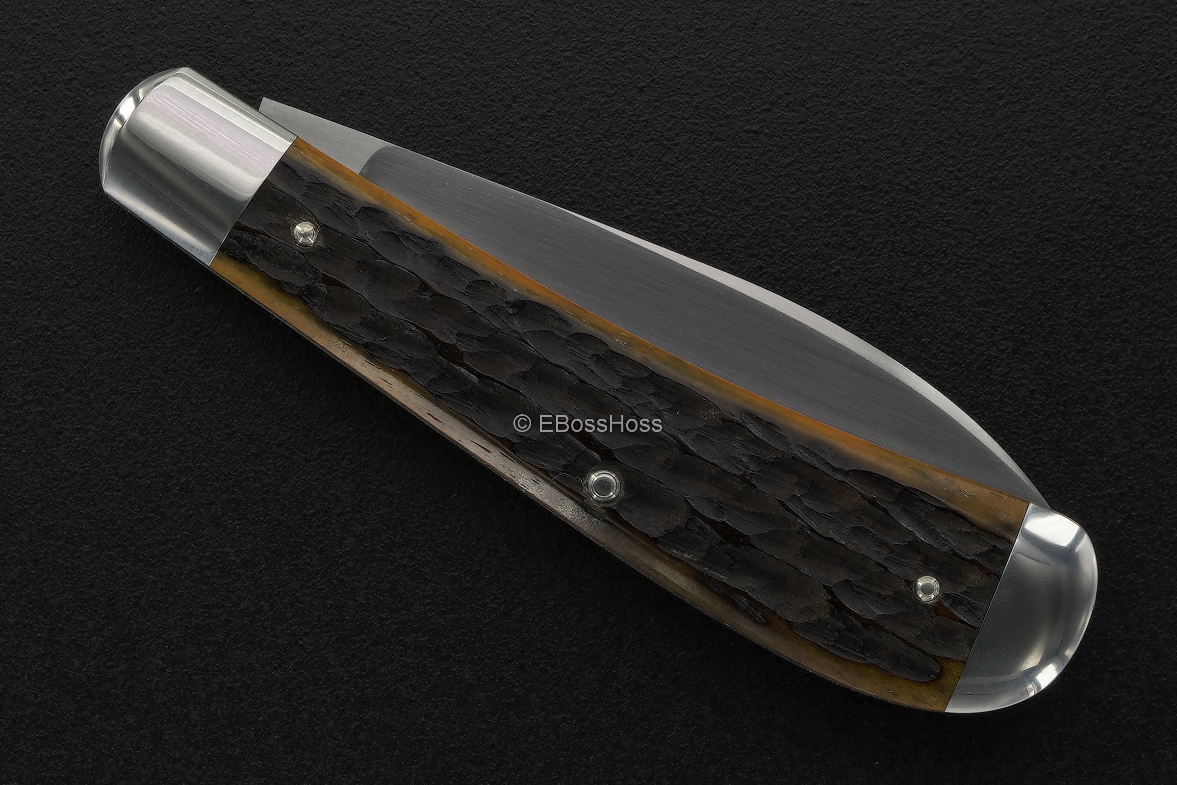 Reese Bose Custom Wharncliffe-Trapper Slip Joint