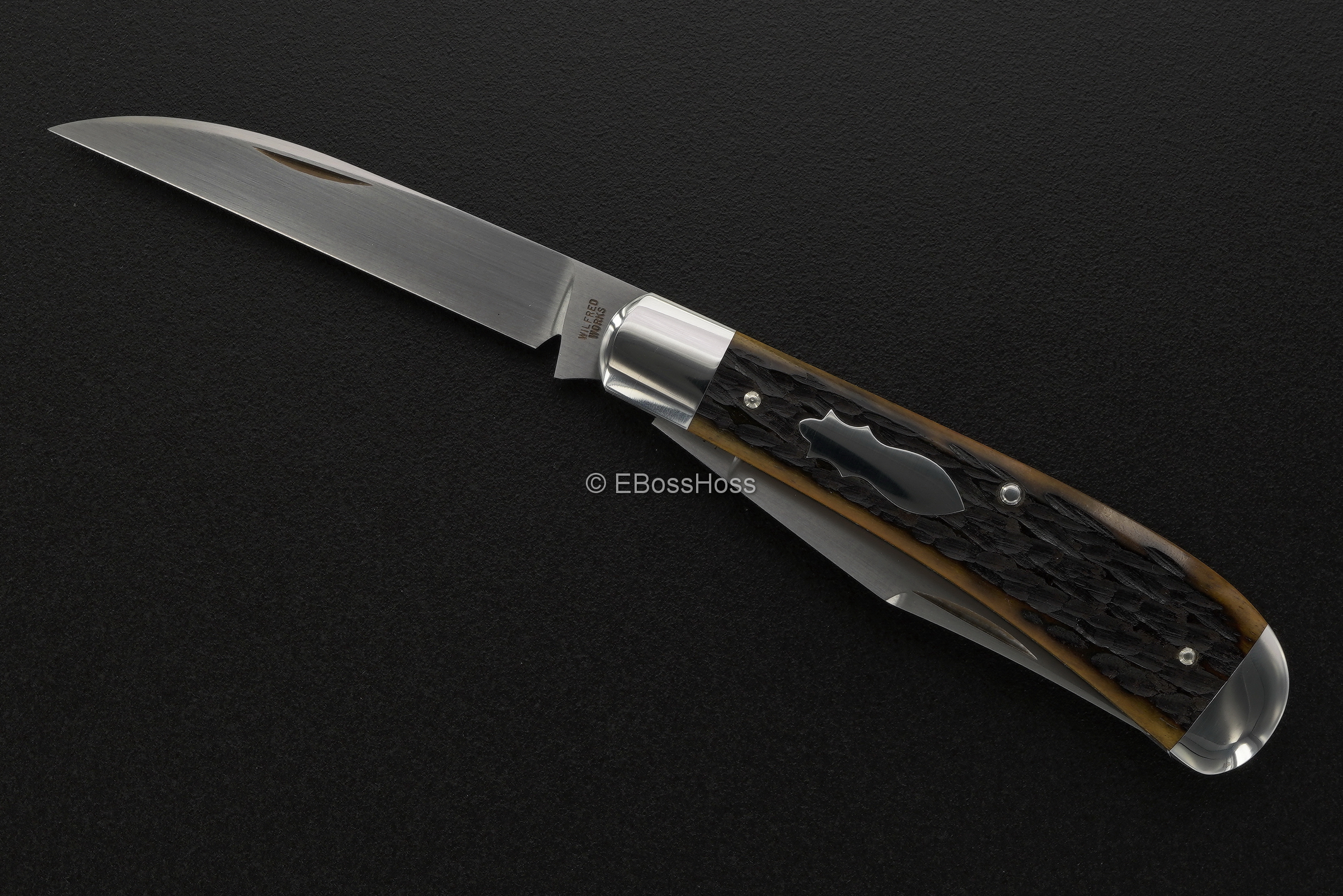 Reese Bose Custom Wharncliffe-Trapper Slip Joint