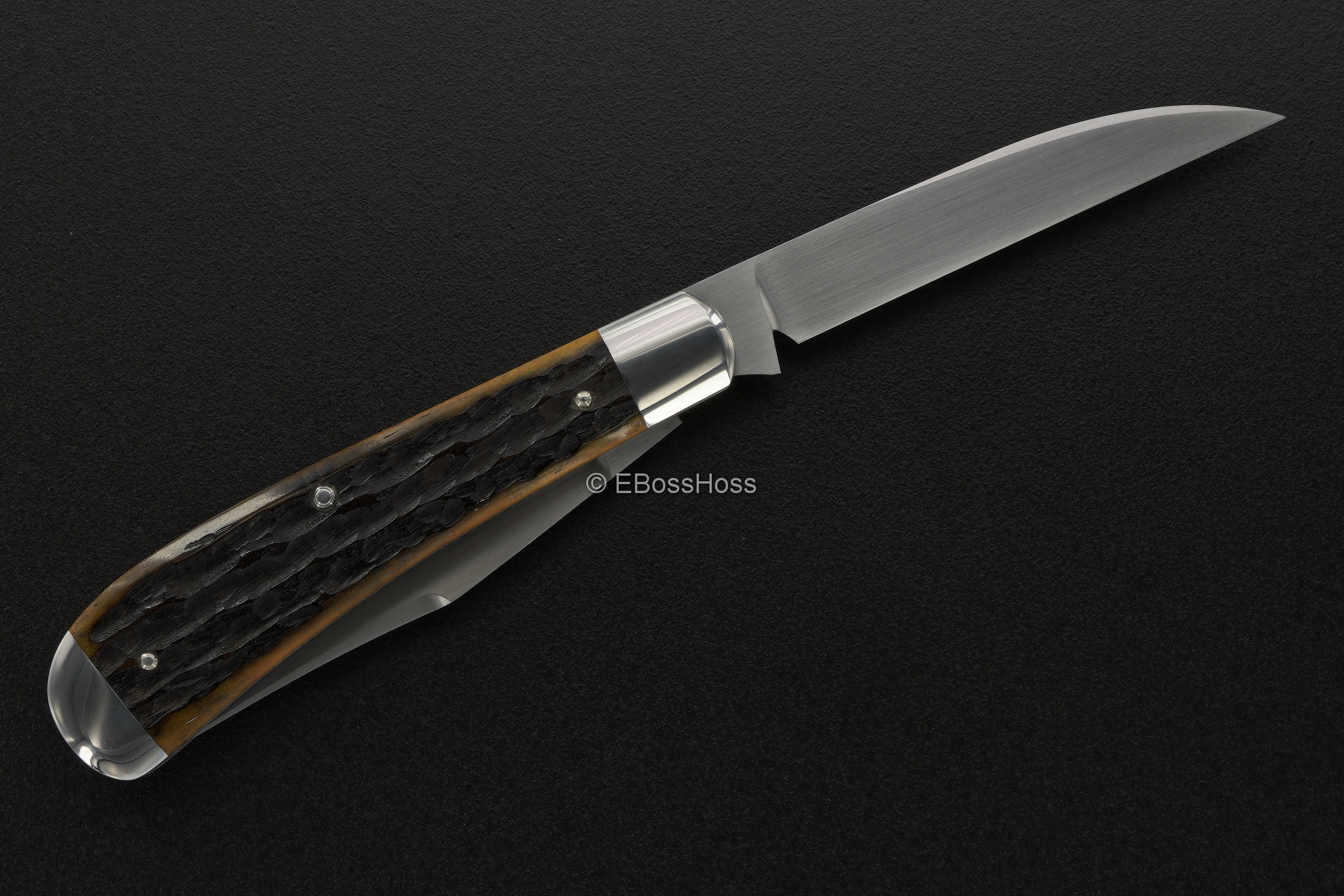 Reese Bose Custom Wharncliffe-Trapper Slip Joint