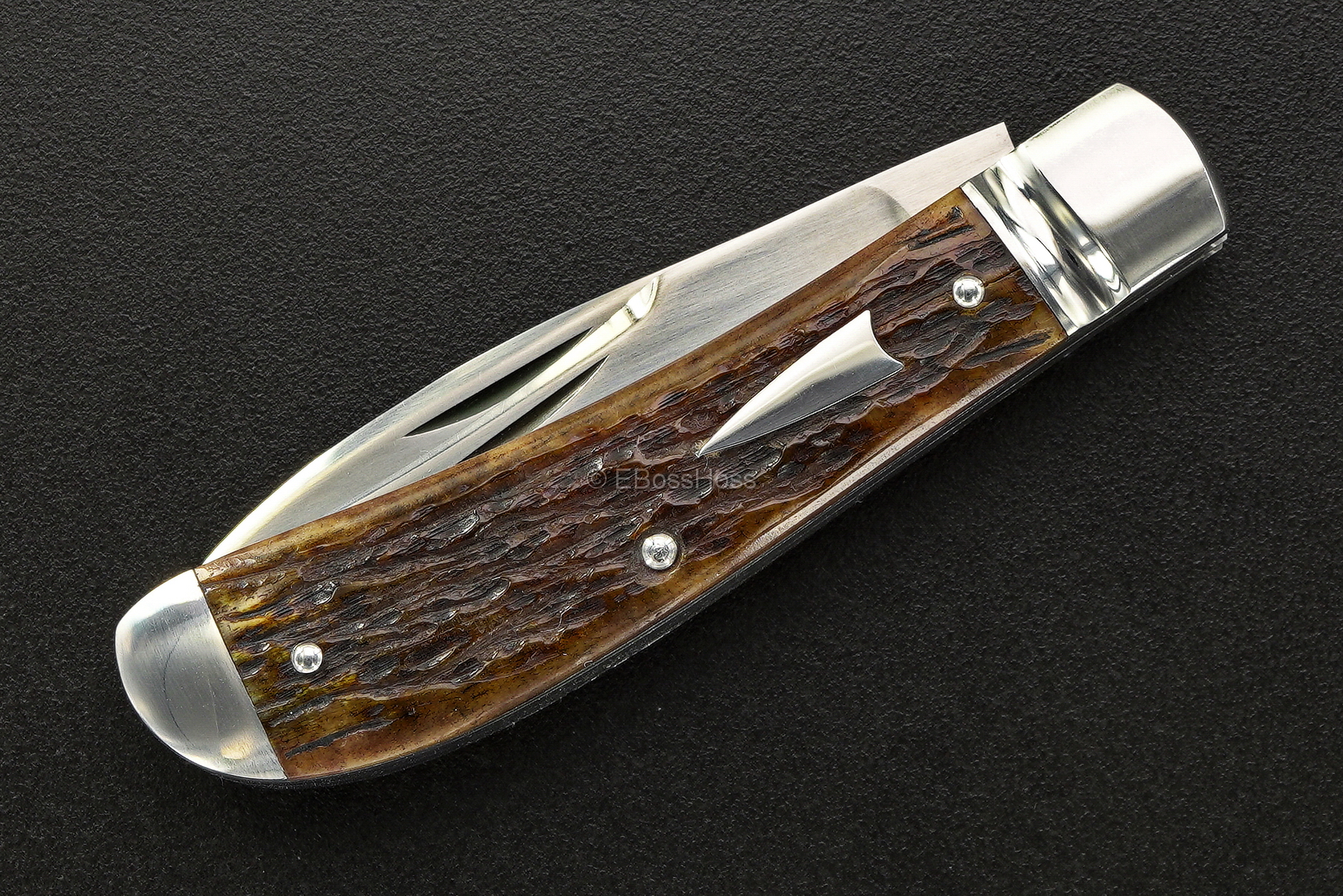 Dr T (David Tabor) Knives Custom Wharncliffe Trapper Slip Joint