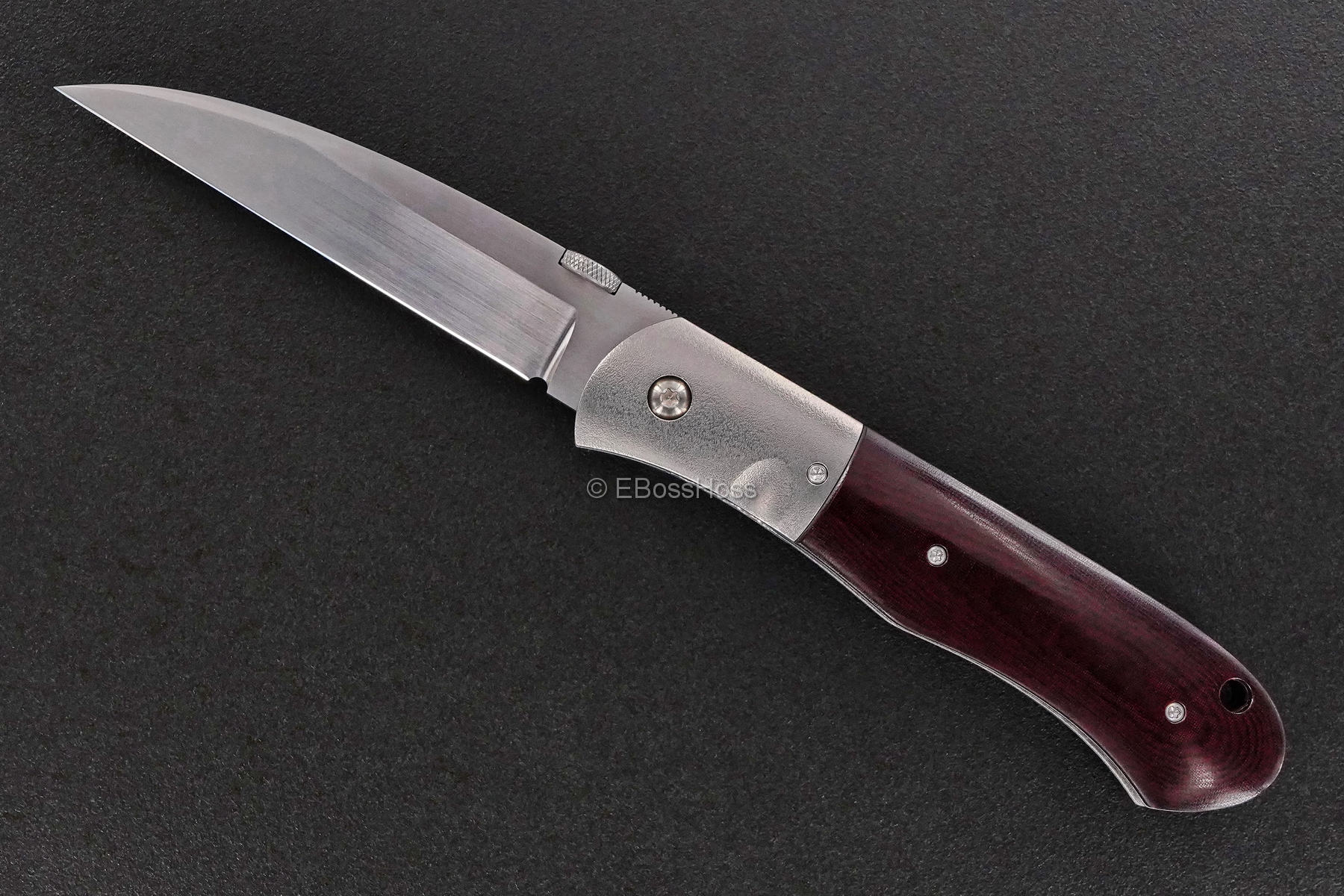 John W.  Smith Custom Bolstered Wharncliffe Folder