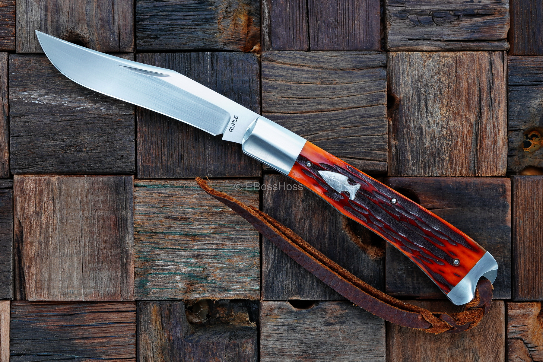 Bill Ruple Custom Single-Blade Trapper