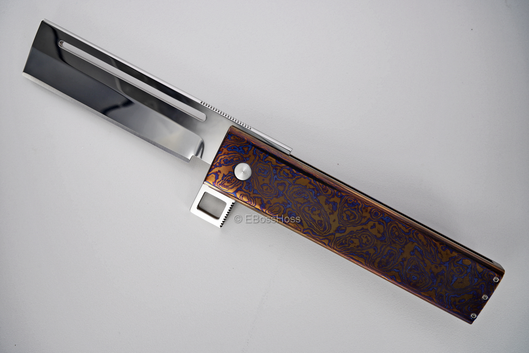 Jim Smyth Custom Deluxe Framelock Hell Razor