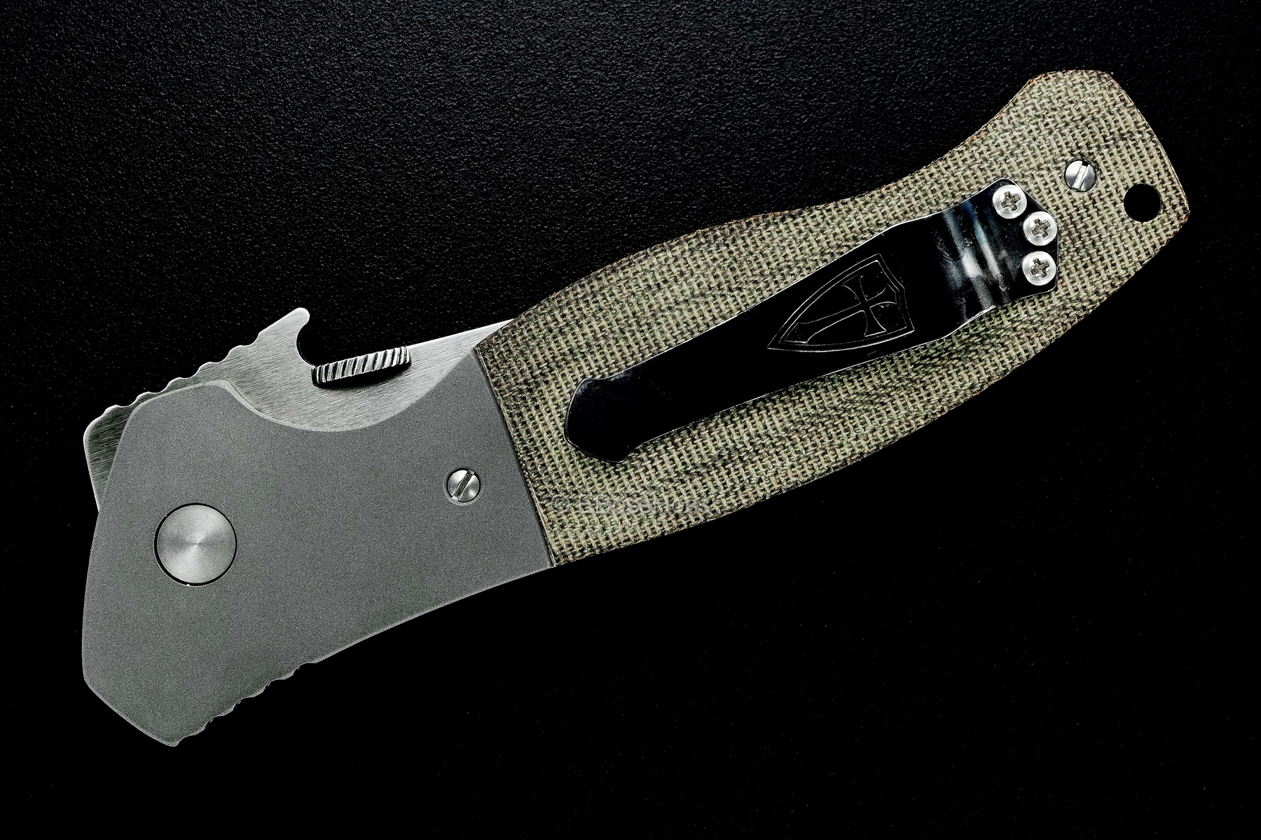Ernie Emerson Custom Bolstered Hattin Waved Folder