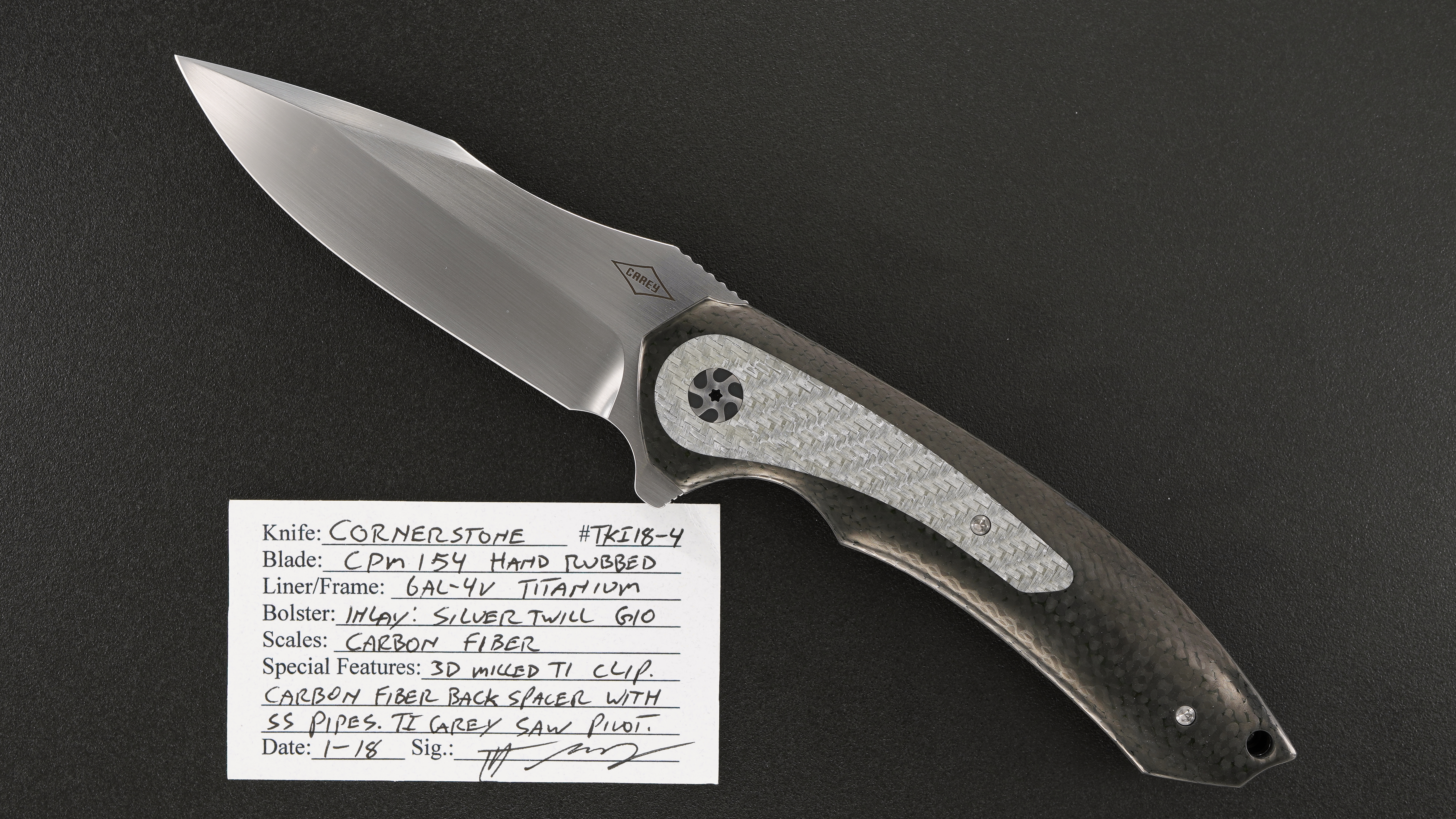Peter Carey Custom Cornerstone Flipper