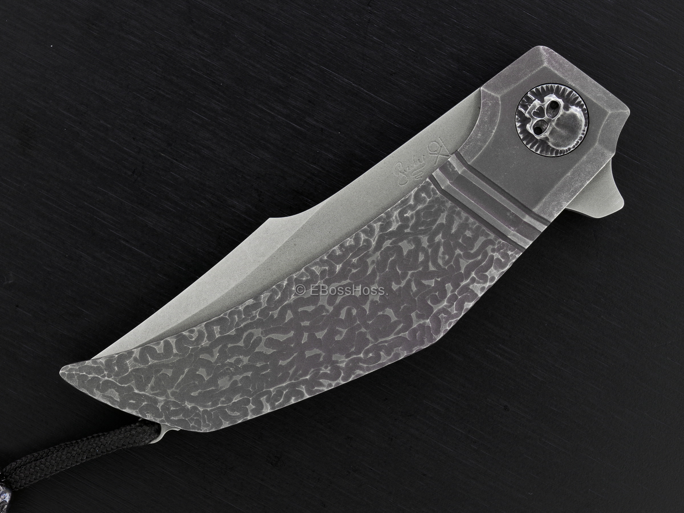 Gudy van Poppel Custom Engraved Xerxes Flipper Collaboration PROTOTYPE