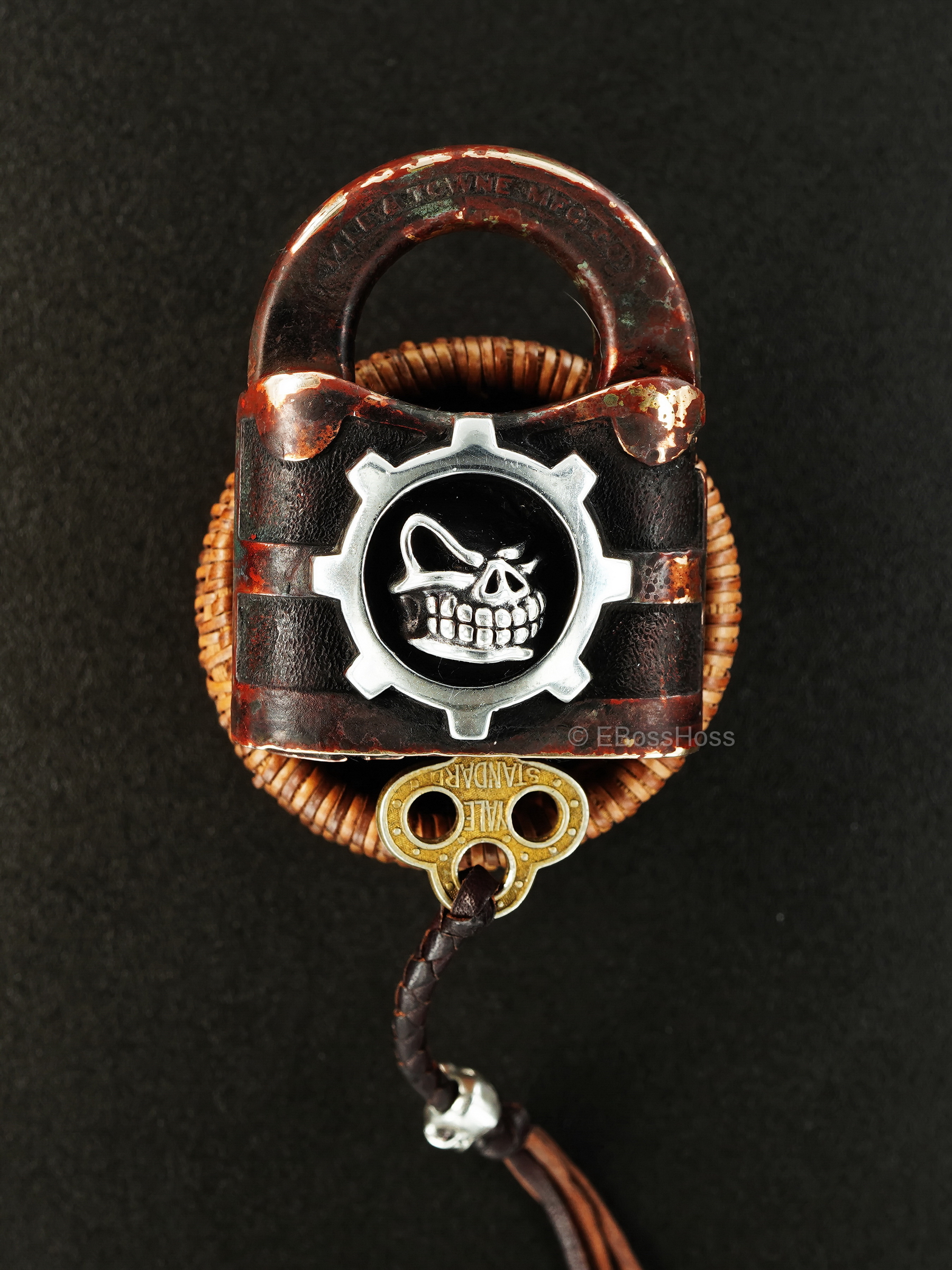 Starlingear Starlingear Custom Brass Yale Lock & Key, and Leather Case