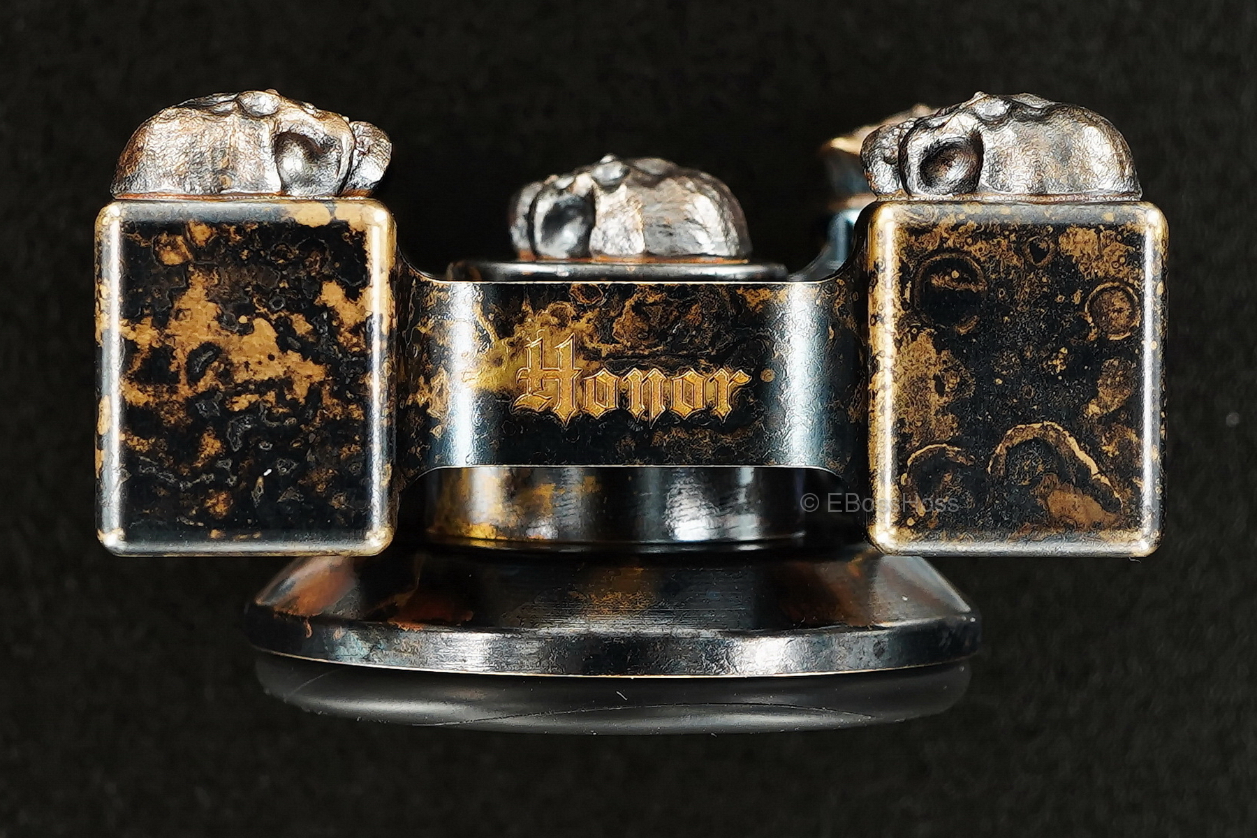 Steel Flame Derrick Obatake -ONE- Custom XL Darkness Sledge Ring Spin