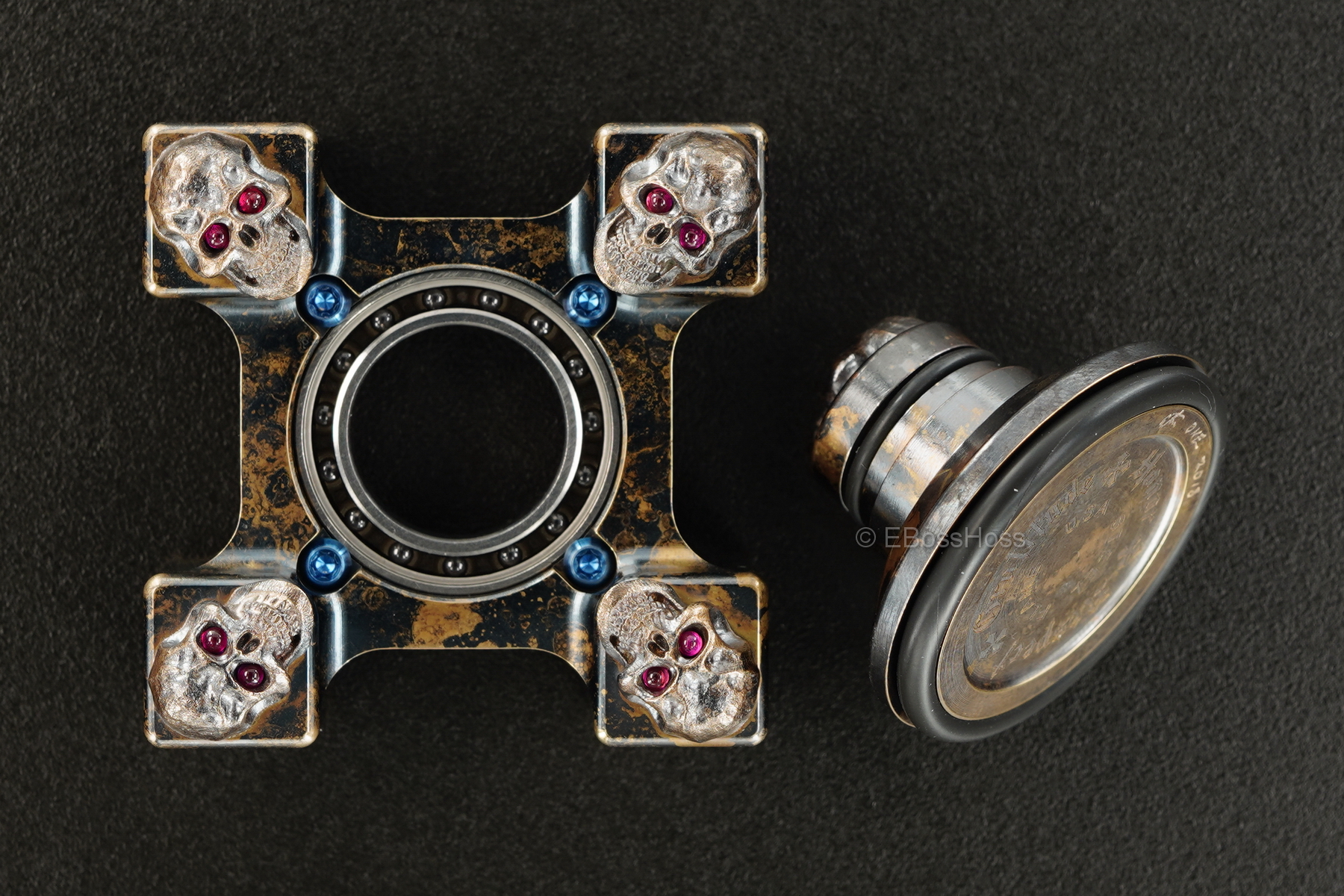 Steel Flame Derrick Obatake -ONE- Custom XL Darkness Sledge Ring Spin