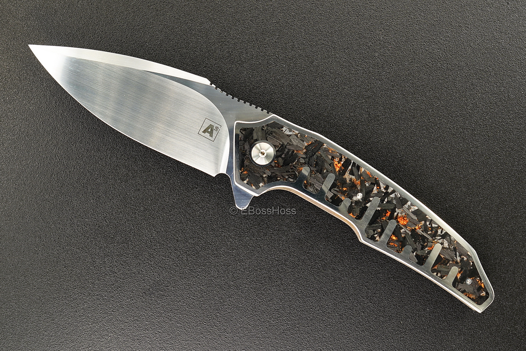 A2 Knives, Bharucha, Thorburn, van Heerden Tashi Bharucha Custom A6 Skyline Flipper