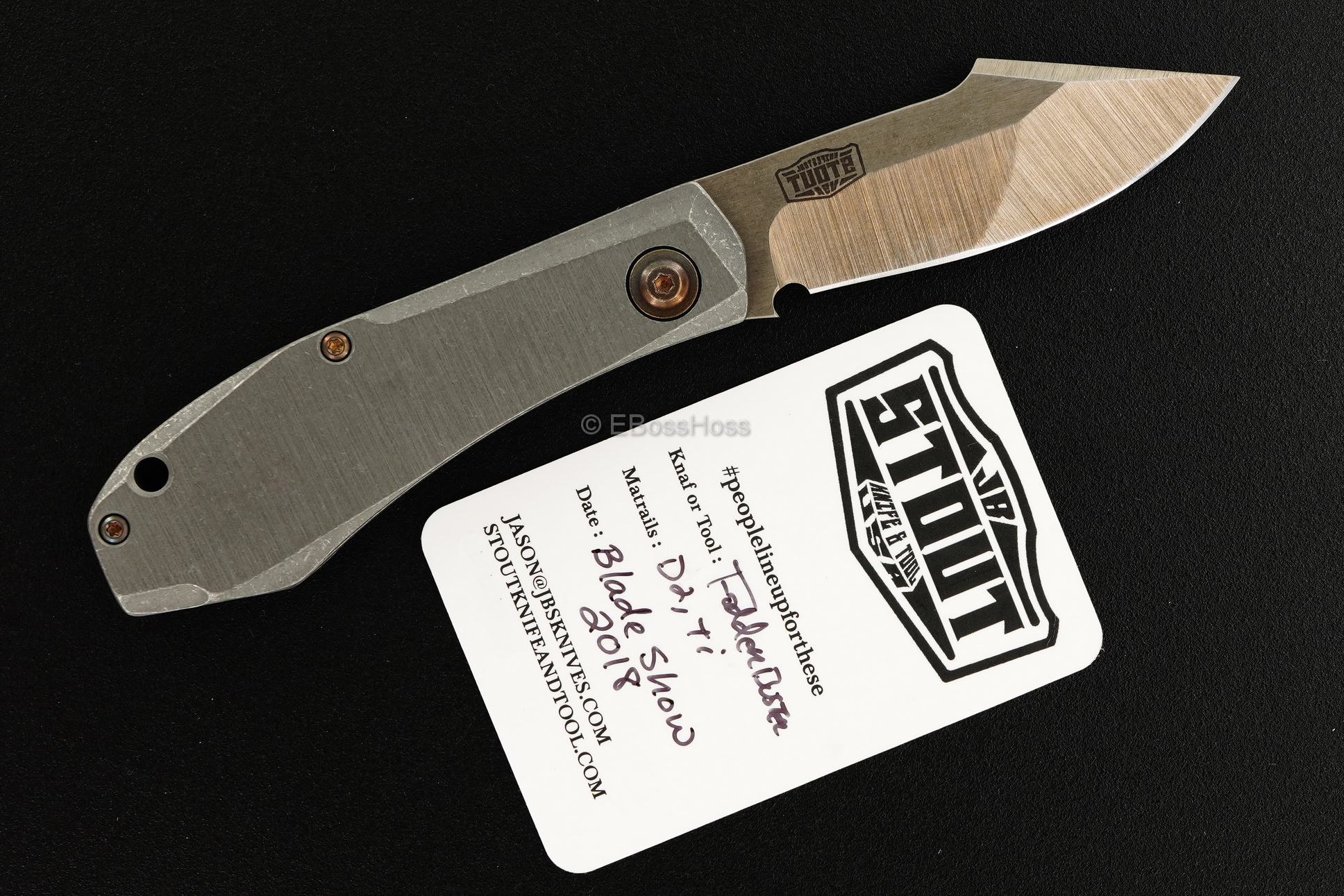 JB Stout Custom Fodder Buster Slipjoint