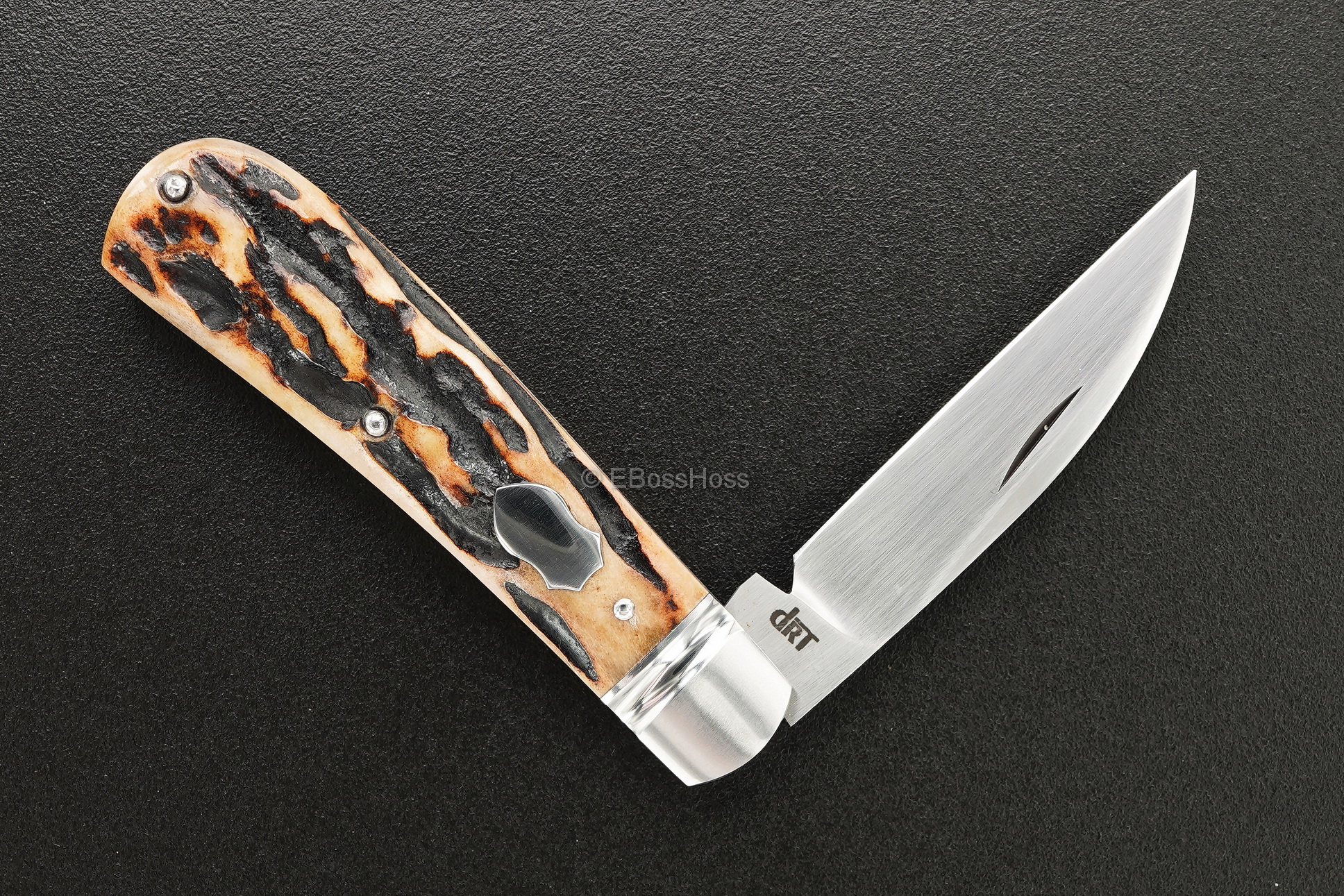 Dr T Knives / David Taber Custom Bolstered Swayback Jack Knife