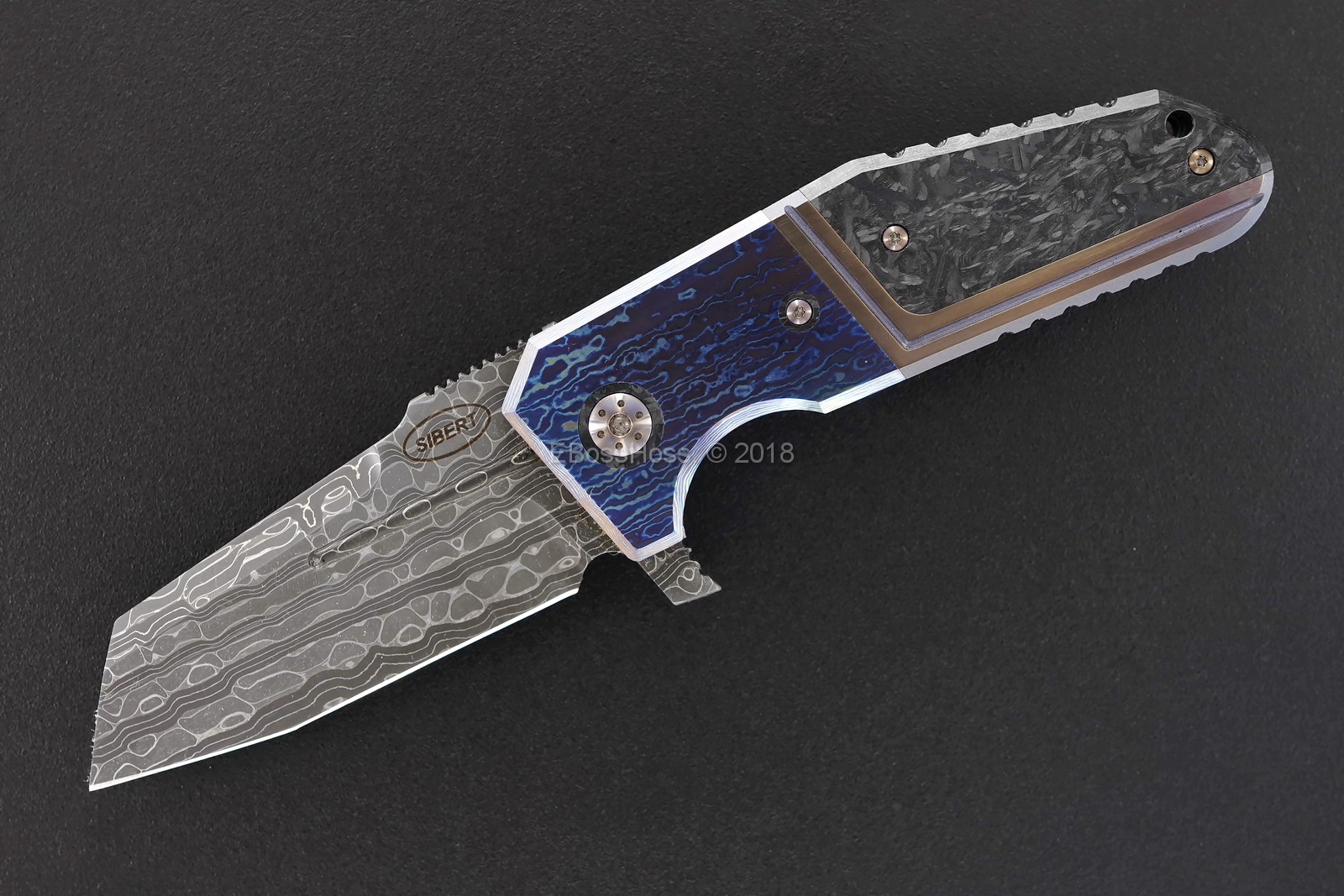 Shane Sibert Custom Very Deluxe Bolsterlock Pocket Rocket Flipper