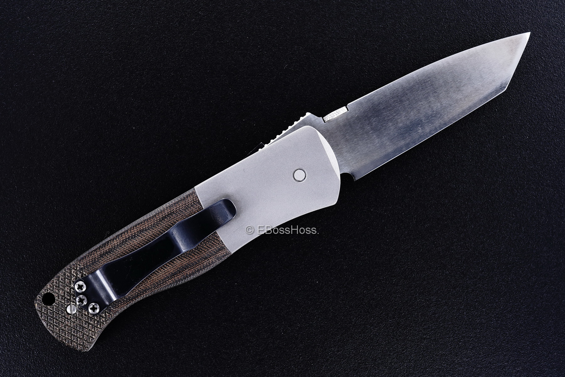 Ernie Emerson Custom Garage CQC-7 & Hand-Checkered Scales by Ernie himself (circa 1994)