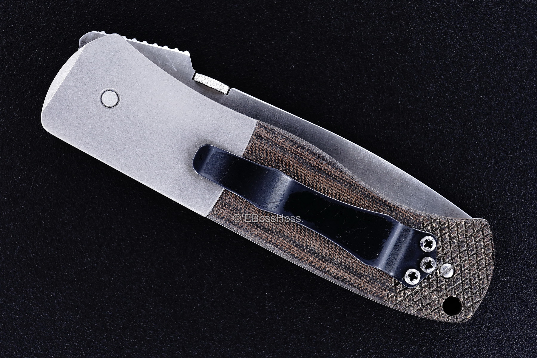 Ernie Emerson Custom Garage CQC-7 & Hand-Checkered Scales by Ernie himself (circa 1994)