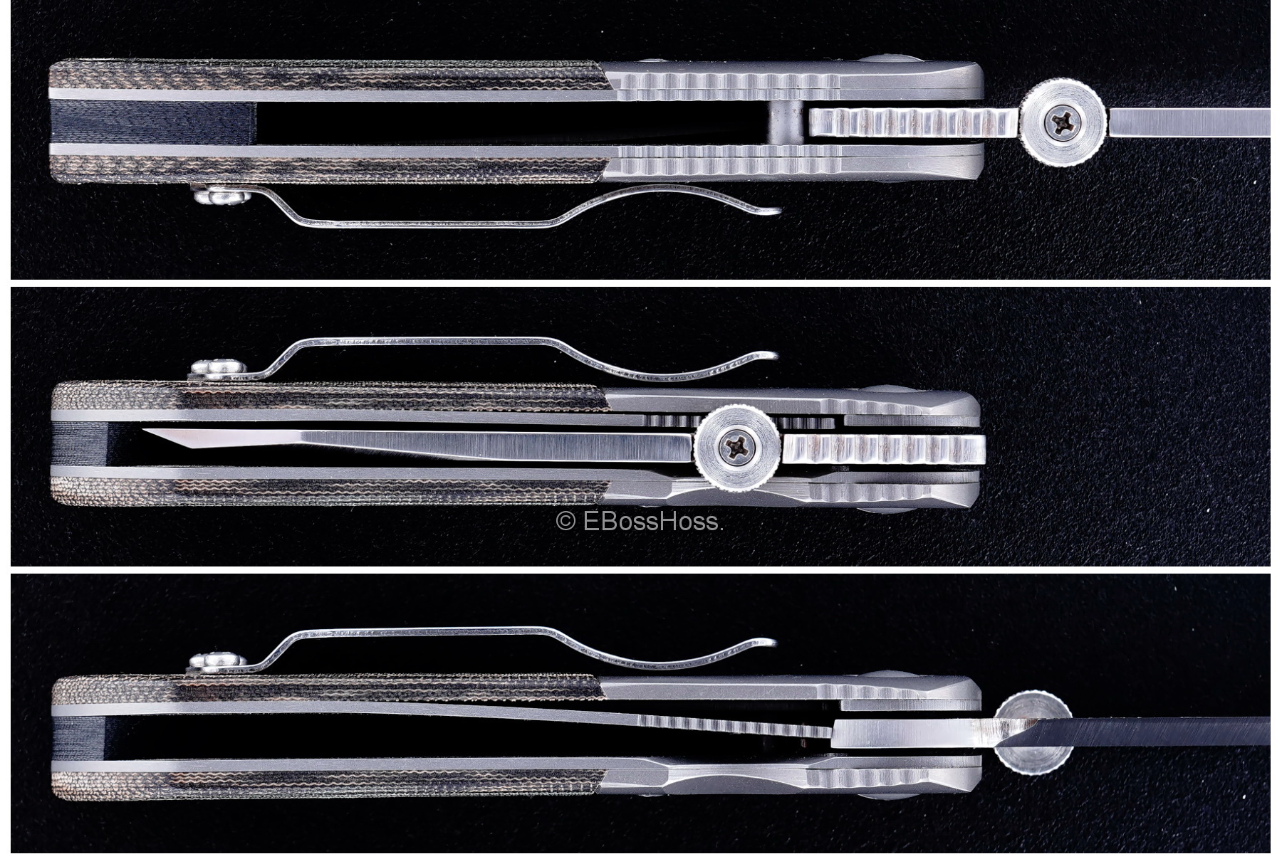 Ernie Emerson Custom Garage CQC-7 & Hand-Checkered Scales by Ernie himself (circa 1994)